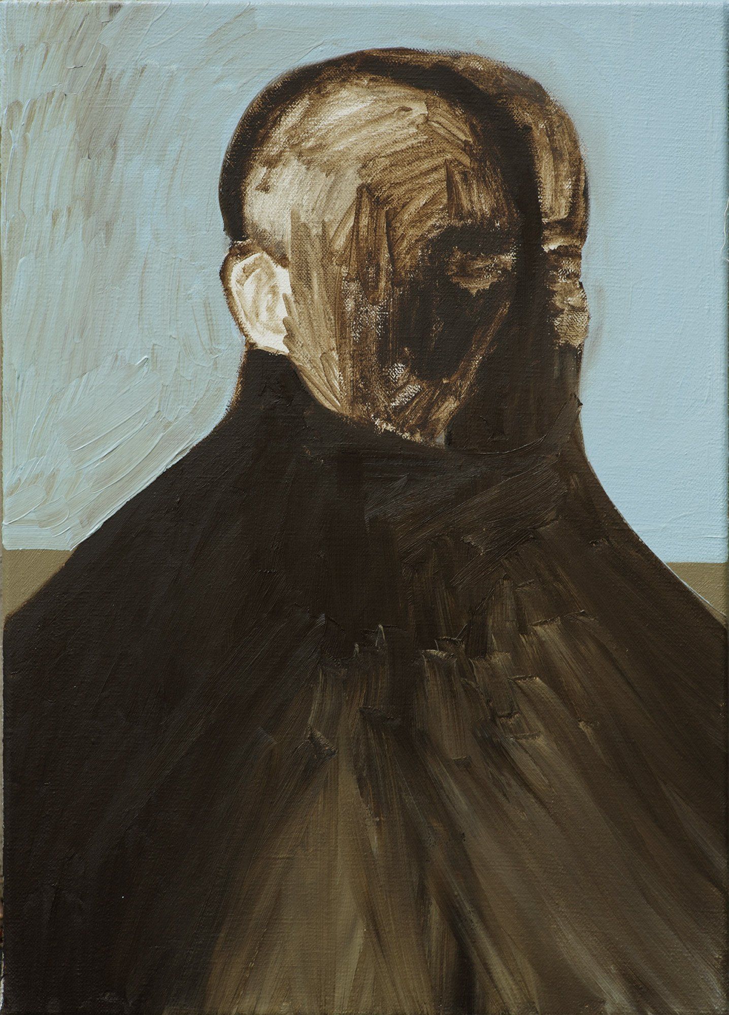 „Duplicato No. 2“ by Sebastian Bieniek (B1EN1EK), 2015. Oil on canvas, 70 cm. x 50 cm. Painting from the oeuvre of BieniekFace (Bieniek-Face) by the artist, part of „Duplicato“ series. „Duplicato No. 2“ by Sebastian Bieniek (B1EN1EK), 2015. Oil on canvas, 70 cm. x 50 cm. Painting from the oeuvre of BieniekFace (Bieniek-Face) by the artist, part of „Duplicato“ series.