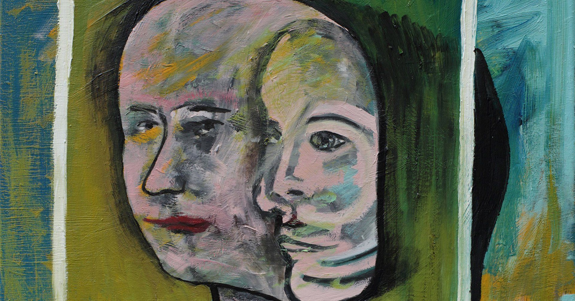 „Frameface No. 1“ by Sebastian Bieniek (B1EN1EK), 2018. Oil on canvas, 90 cm. x 60 cm. Painting from the oeuvre of Bieniekface painting by the artist. „Frameface No. 1“ by Sebastian Bieniek (B1EN1EK), 2018. Oil on canvas, 90 cm. x 60 cm. Painting from the oeuvre of Bieniekface painting by the artist.