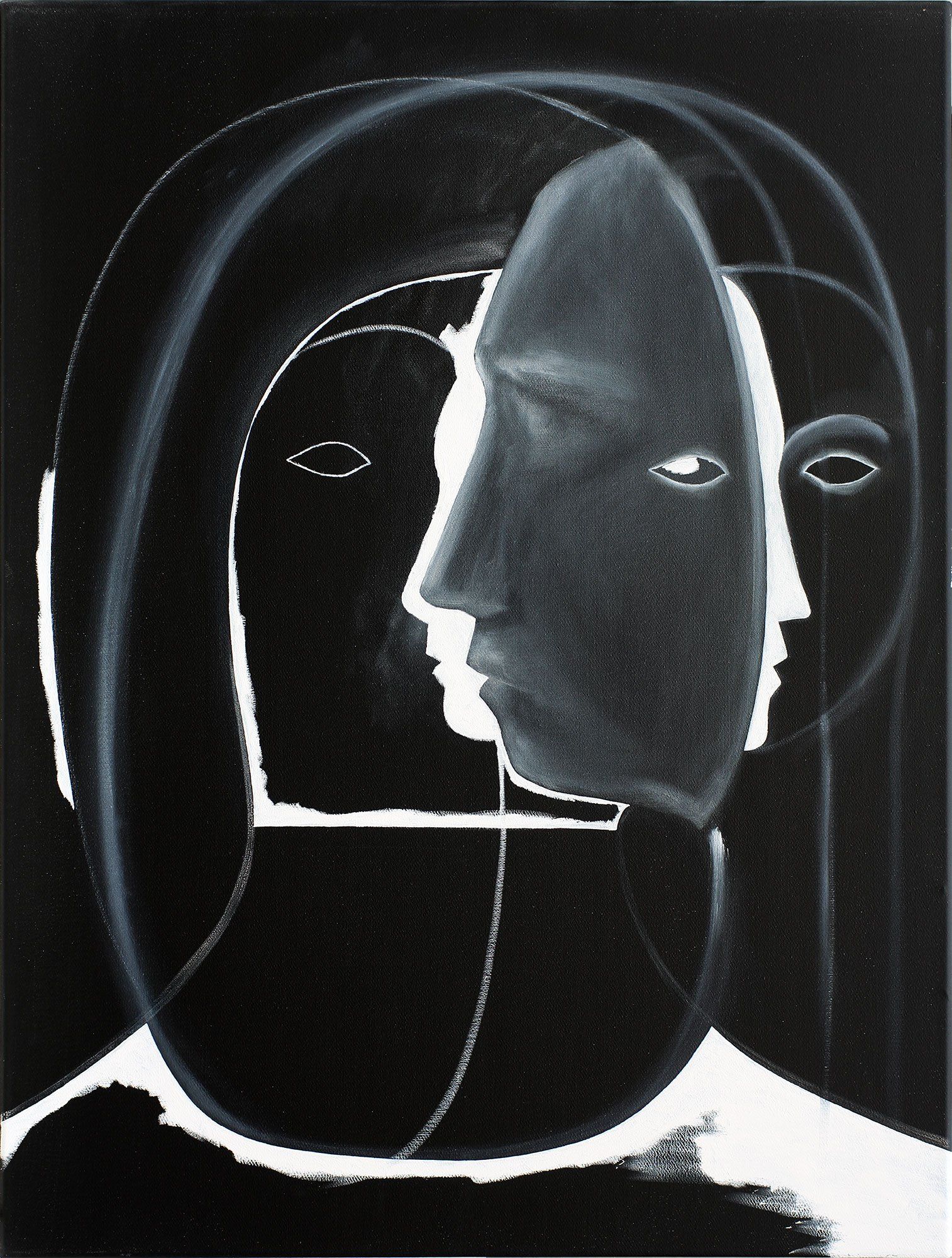 „The Beauty and it's Secret no. 4“ by Sebastian Bieniek (B1EN1EK), 2019. Oil on canvas, 80 cm. x 60 cm. Painting from the oeuvre of Bieniekface by the artist. „The Beauty and it's Secret no. 4“ by Sebastian Bieniek (B1EN1EK), 2019. Oil on canvas, 80 cm. x 60 cm. Painting from the oeuvre of Bieniekface by the artist.