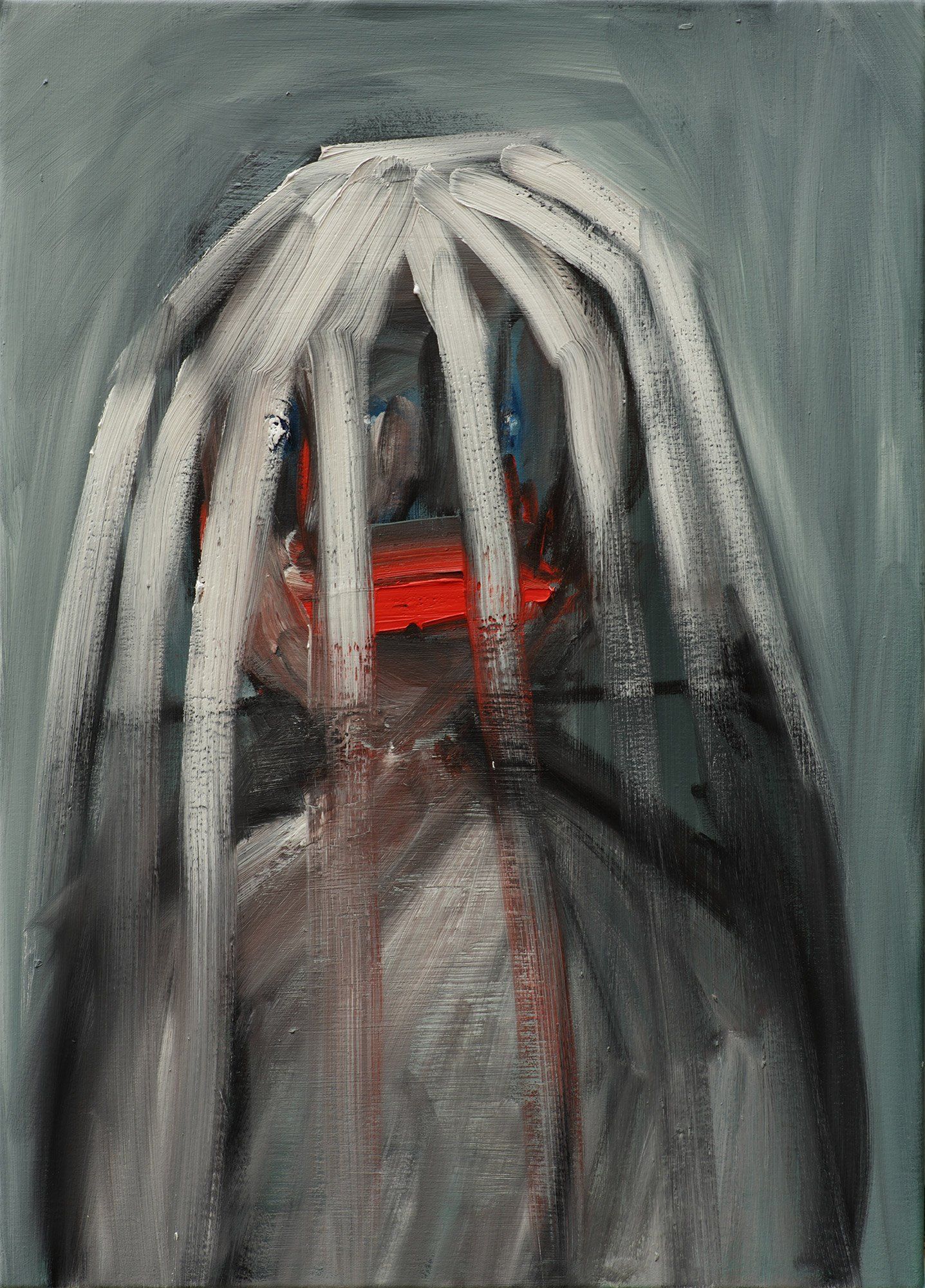 „Duplicato No. 9“ by Sebastian Bieniek (B1EN1EK), 2015. Oil on canvas, 70 cm. x 50 cm. Painting from the oeuvre of BieniekFace (Bieniek-Face) by the artist, part of „Duplicato“ series. „Duplicato No. 9“ by Sebastian Bieniek (B1EN1EK), 2015. Oil on canvas, 70 cm. x 50 cm. Painting from the oeuvre of BieniekFace (Bieniek-Face) by the artist, part of „Duplicato“ series.