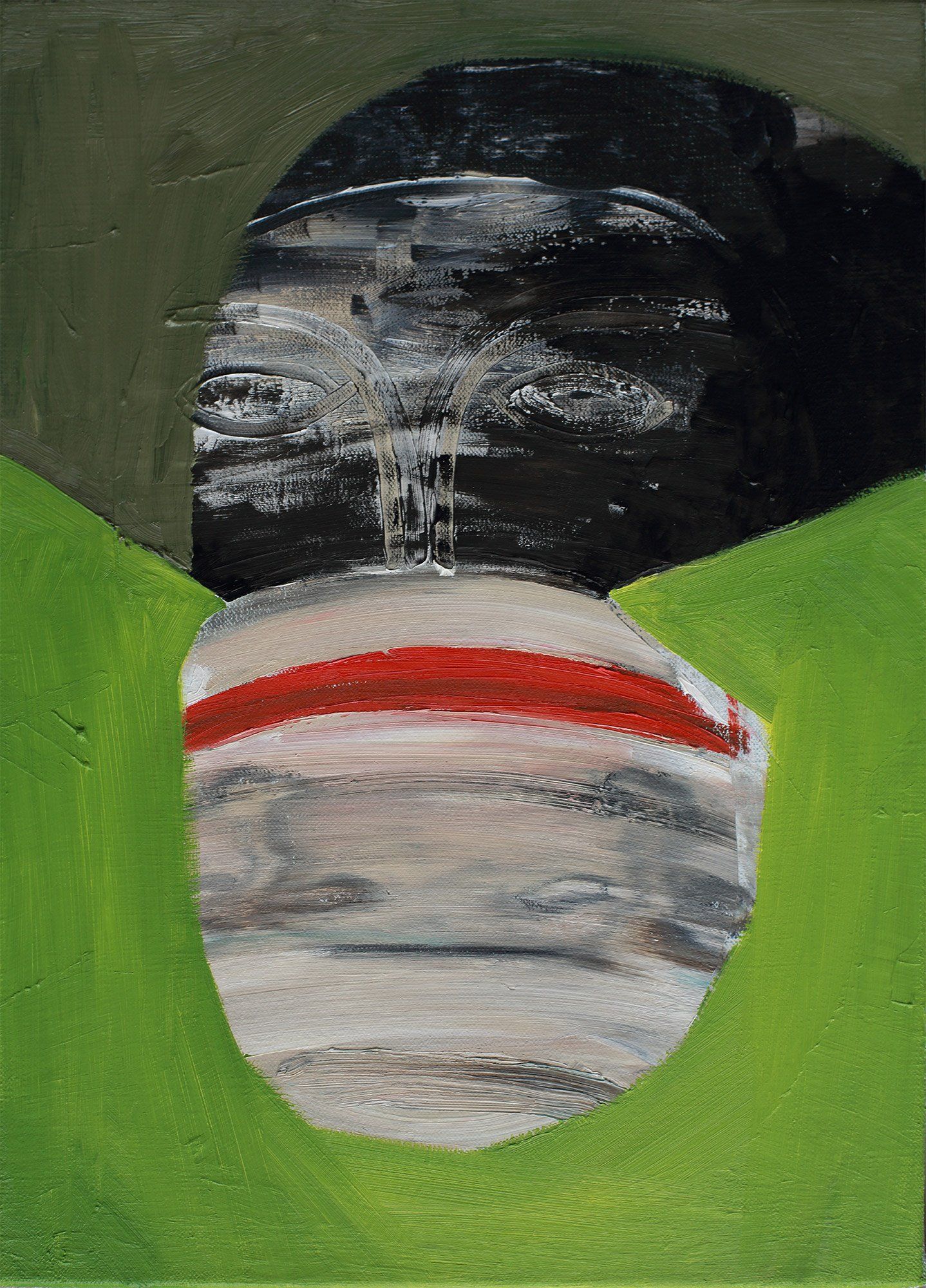 „Duplicato No. 11“ by Sebastian Bieniek (B1EN1EK), 2015. Oil on canvas, 70 cm. x 50 cm. Painting from the oeuvre of BieniekFace (Bieniek-Face) by the artist, part of „Duplicato“ series. „Duplicato No. 11“ by Sebastian Bieniek (B1EN1EK), 2015. Oil on canvas, 70 cm. x 50 cm. Painting from the oeuvre of BieniekFace (Bieniek-Face) by the artist, part of „Duplicato“ series.