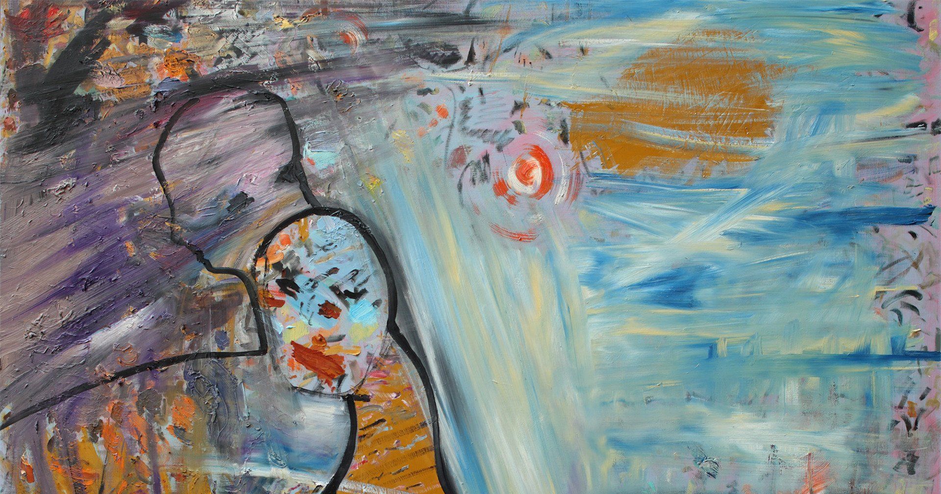 „About a Boy no. 5“ by Sebastian Bieniek (B1EN1EK), 2019. Oil on canvas, 190 cm. x 190 cm. Painting from the oeuvre of Bieniekface by the artist. „About a Boy no. 5“ by Sebastian Bieniek (B1EN1EK), 2019. Oil on canvas, 190 cm. x 190 cm. Painting from the oeuvre of Bieniekface by the artist.