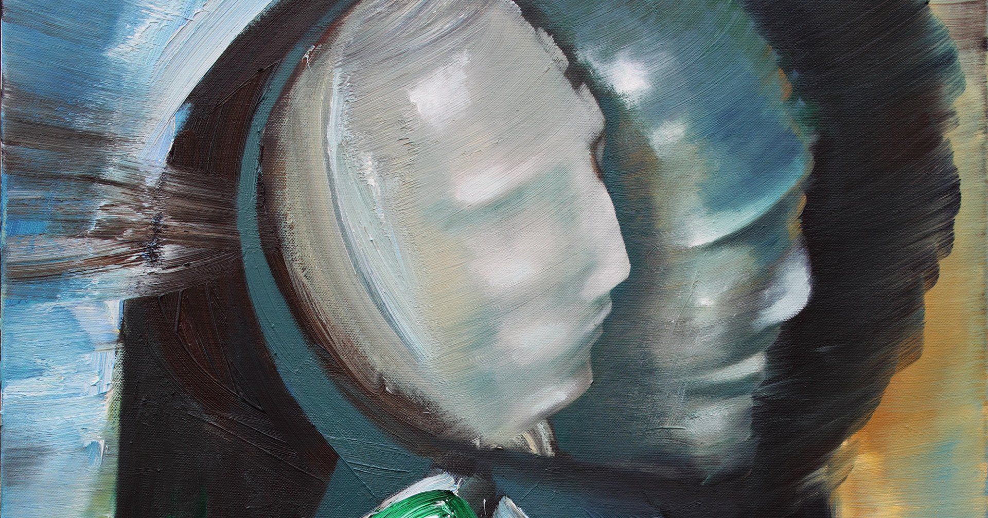 „Manyface no. 6“ by Sebastian Bieniek (B1EN1EK), 2019. Oil on canvas, 90 cm. x 60 cm. Painting from the oeuvre of Bieniekface by the artist „Manyface no. 6“ by Sebastian Bieniek (B1EN1EK), 2019. Oil on canvas, 90 cm. x 60 cm. Painting from the oeuvre of Bieniekface by the artist