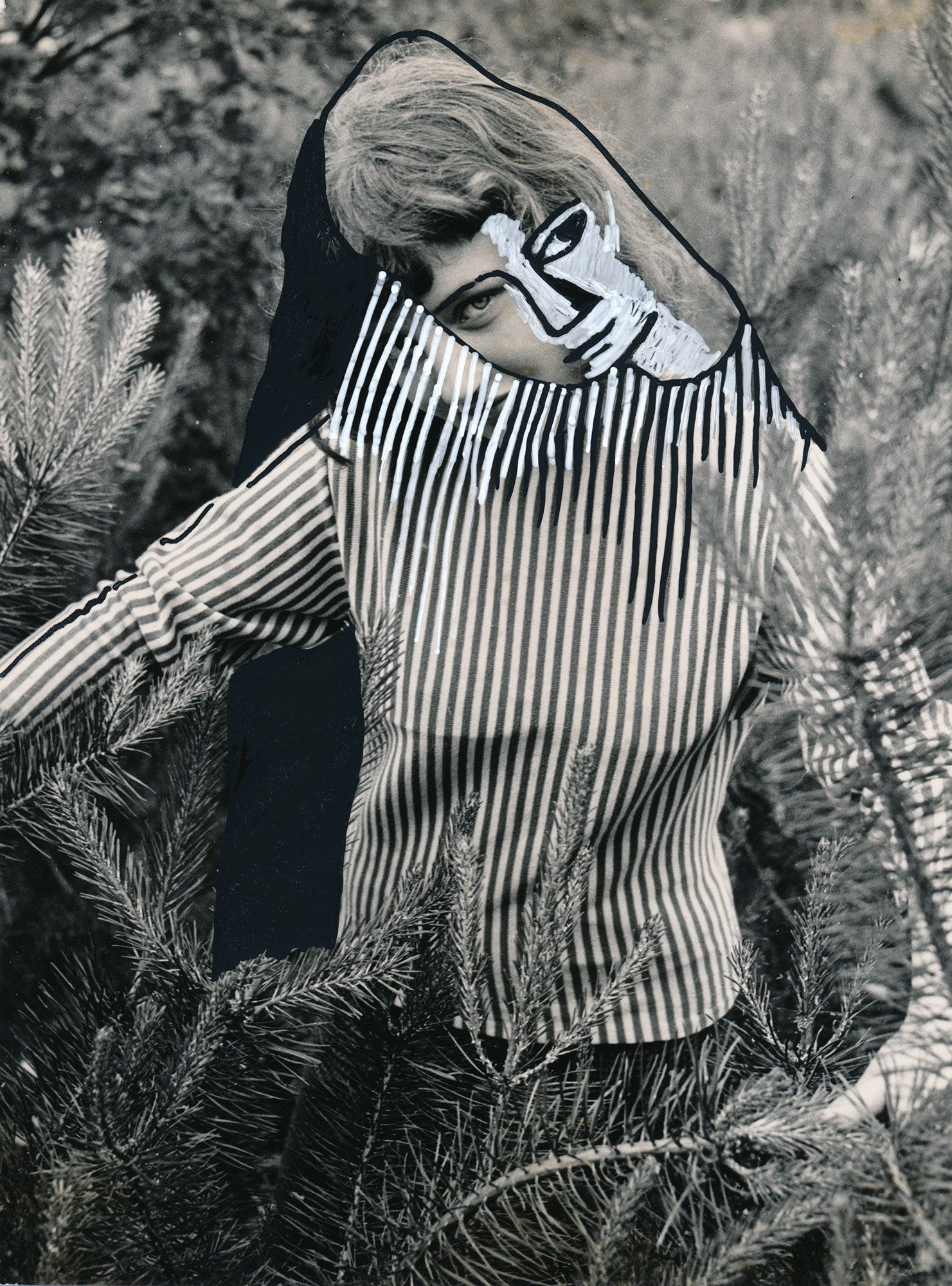 „Facination No. 33“ by Sebastian Bieniek (B1EN1EK), 2014. Overdrawed orig. photography from 1970’s. 19,6 cm. x 14,4 cm. (overpainted medium). Part of the BieniekFace (Bieniek-Face) oeuvre by the artist. „Facination No. 33“ by Sebastian Bieniek (B1EN1EK), 2014. Overdrawed orig. photography from 1970’s. 19,6 cm. x 14,4 cm. (overpainted medium). Part of the BieniekFace (Bieniek-Face) oeuvre by the artist.