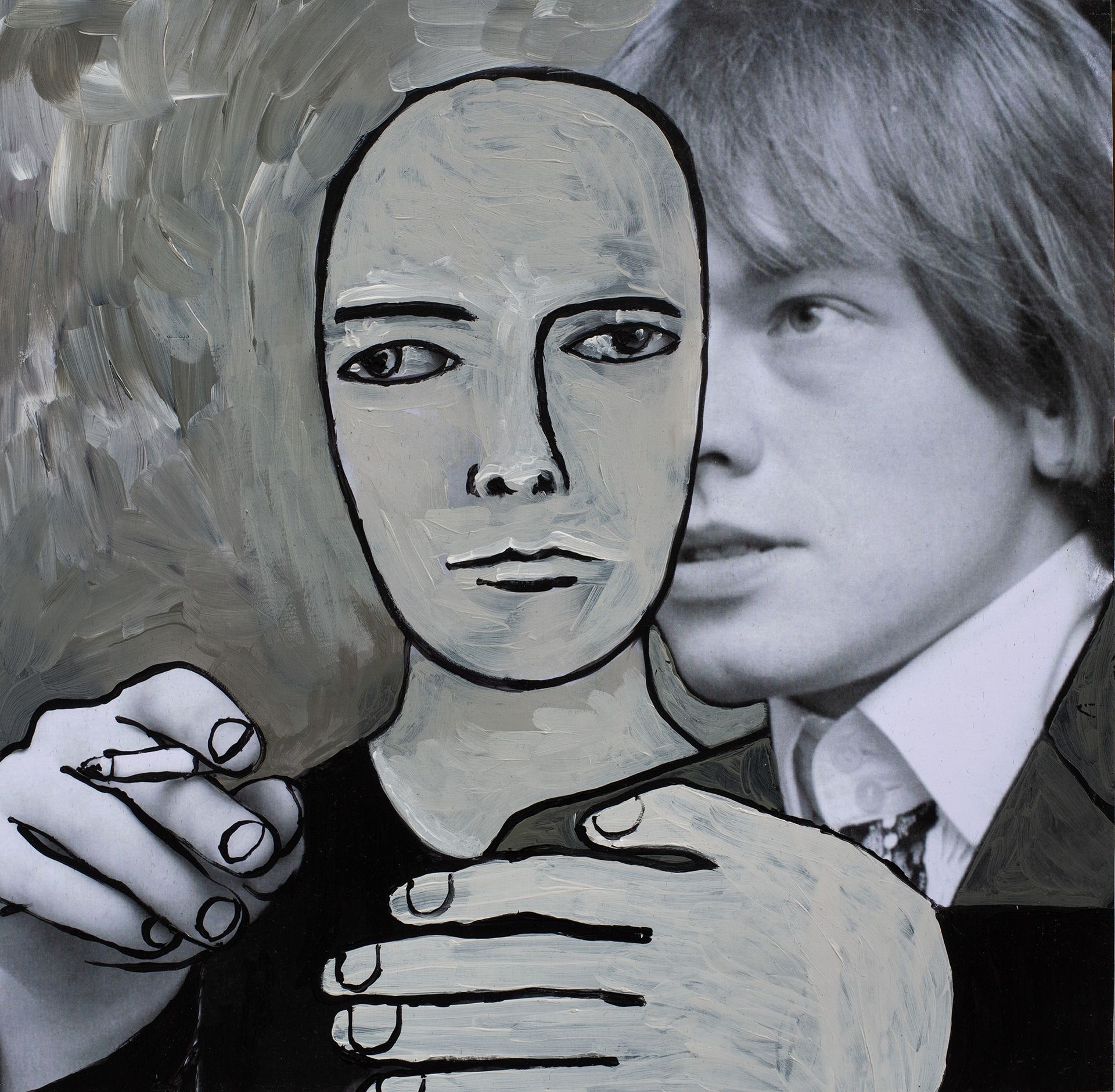 „Ghost Rider No. 43“ (Brian Jones, founder of 58, 58 icons, art, artwork, 58 icons club, the 58 icons club, 58 ikonen club, club 58, 27 club, club 27, Kunst, artwork, Kunst, Künstler, artist, 58 painting, buy, auction, available, preis, prize, members, gallery, exhibition, book, ghost, angel, pleiadian king, ghost rider art,