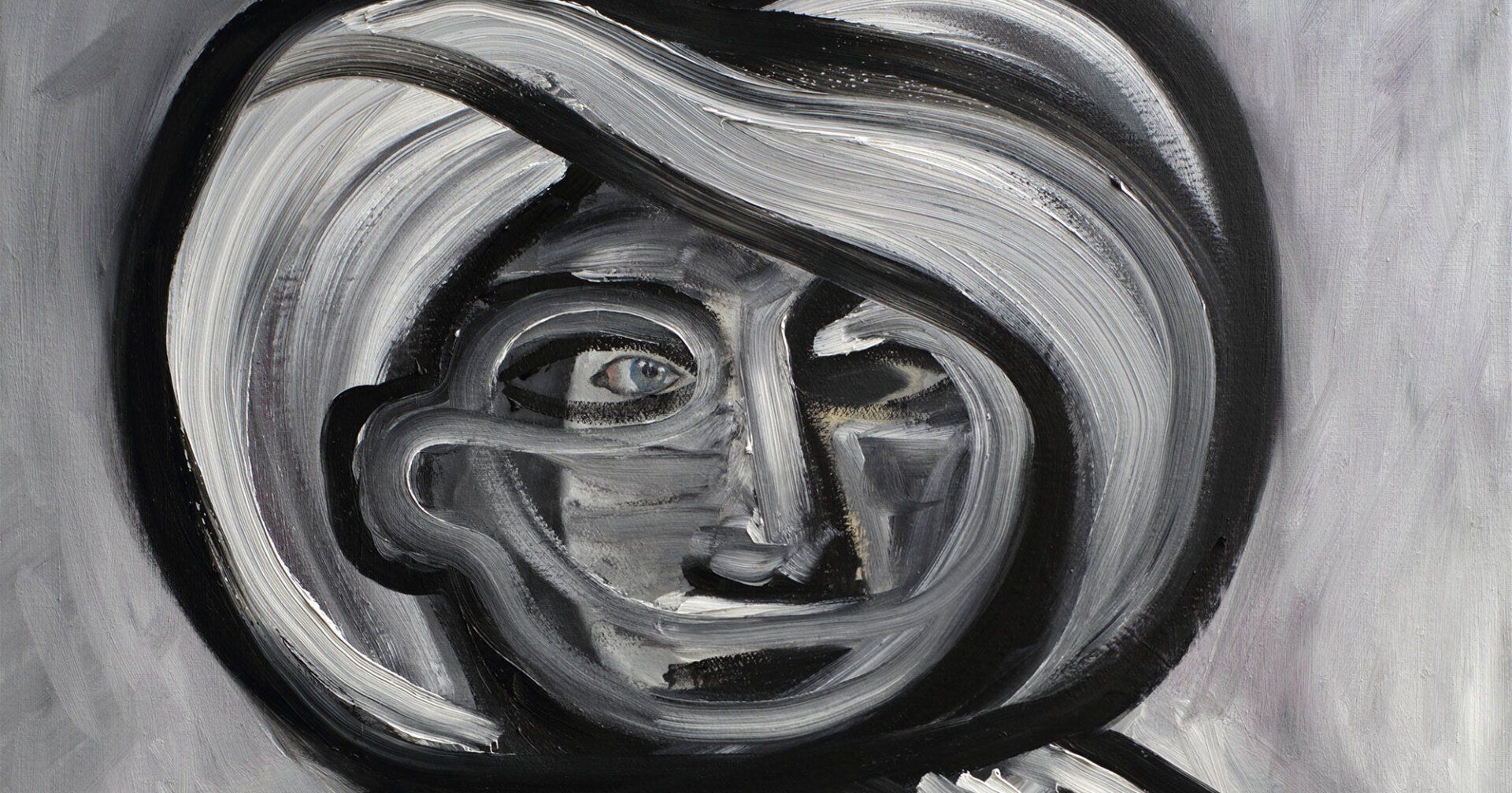 „Face 80x60 No. 8“ by Sebastian Bieniek (B1EN1EK), 2014. Oil on canvas, 80 cm. x 60 cm. Painting from the oeuvre of BieniekFace (Bieniek-Face) by the artist. „Face 80x60 No. 8“ by Sebastian Bieniek (B1EN1EK), 2014. Oil on canvas, 80 cm. x 60 cm. Painting from the oeuvre of BieniekFace (Bieniek-Face) by the artist.