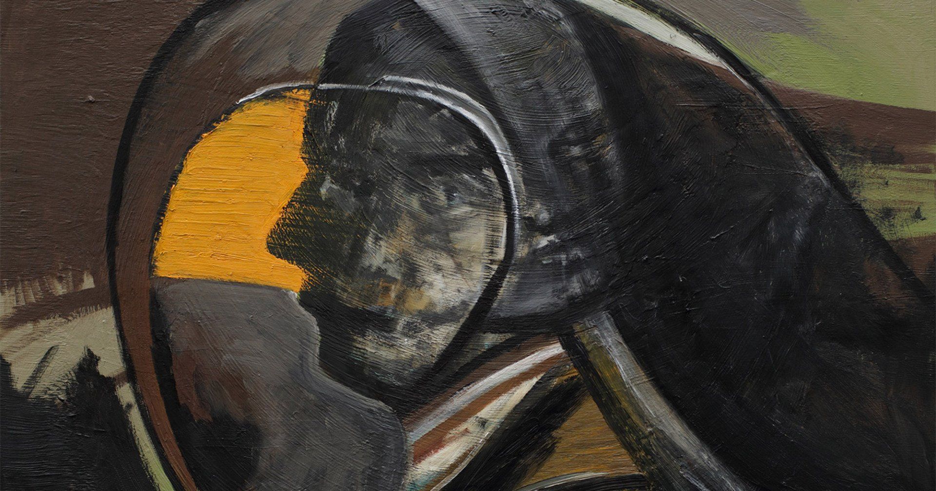 „Headhunter No. 2“ by Sebastian Bieniek (B1EN1EK), 2017. Oil on canvas, 110 cm. x 90 cm. Painting from the oeuvre of Bieniekface painting by the artis „Headhunter No. 2“ by Sebastian Bieniek (B1EN1EK), 2017. Oil on canvas, 110 cm. x 90 cm. Painting from the oeuvre of Bieniekface painting by the artis