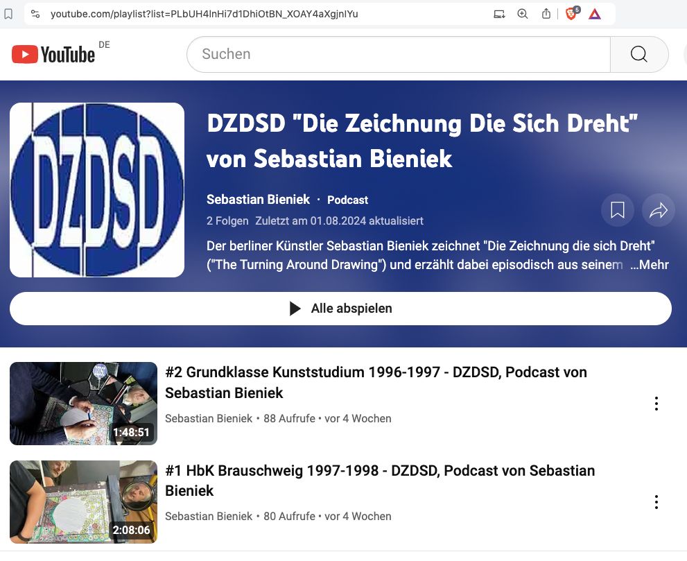 DZDSD Podcast von Sebastian Bieniek auf deutsch DZDSD Podcast von Sebastian Bieniek auf deutsch (Die Zeichnung Die Sich Dreht)