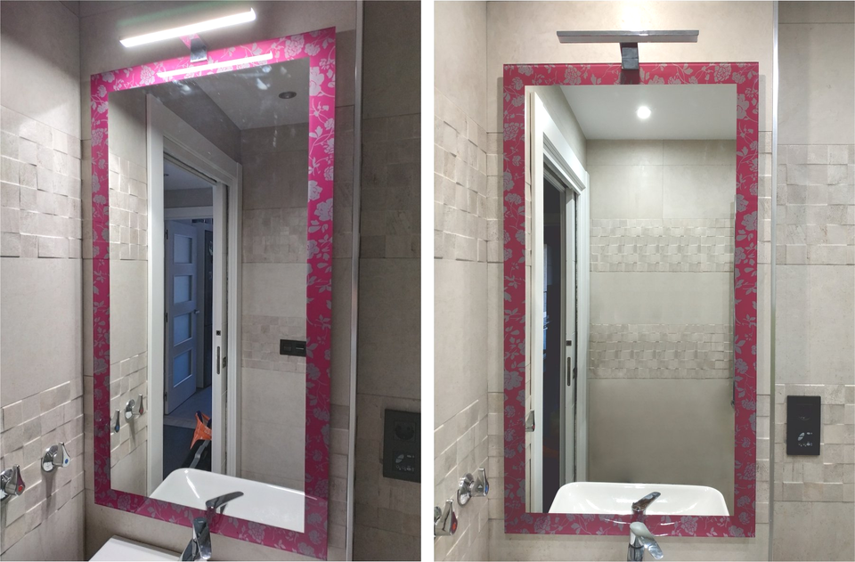 Frente de cocina en Cristal extraclaro - Color blanco