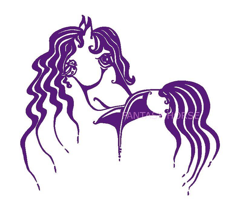 wandtattoo-pferd-blue-sky