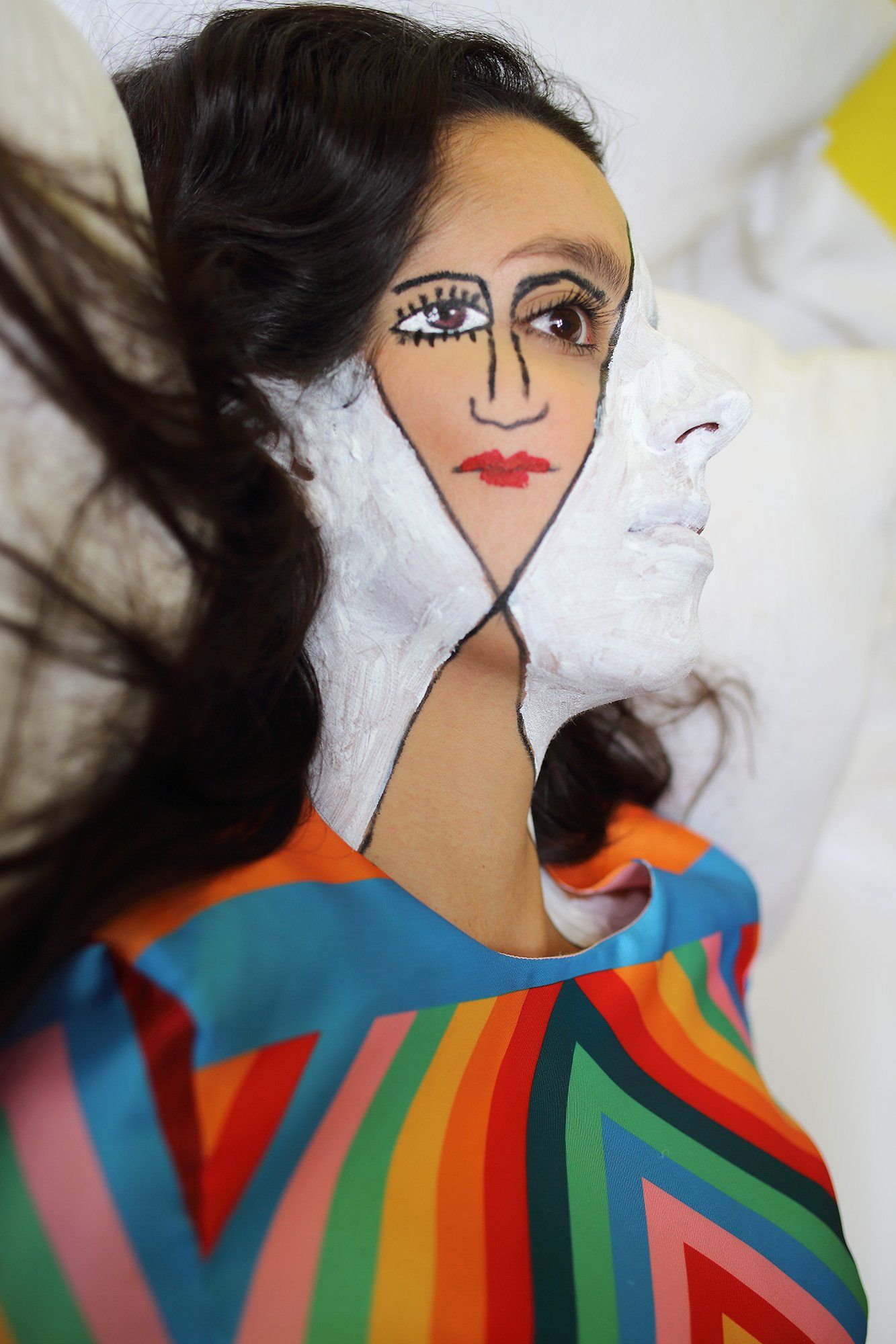 „Deltaface No. 1“ by Sebastian Bieniek (B1EN1EK), 2019, Berlin (Germany). Model: Kimya Justus. Oeuvre of Bieniek-Face. Edition of 9 original photographs. 100 cm. x 67 cm. From the „Deltaface“ series. Oeuvre of Bieniek-Face. „Deltaface No. 1“ by Sebastian Bieniek (B1EN1EK), 2019, Berlin (Germany). Model: Kimya Justus. Oeuvre of Bieniek-Face. Edition of 9 original photographs. 100 cm. x 67 cm. From the „Deltaface“ series. Oeuvre of Bieniek-Face.
