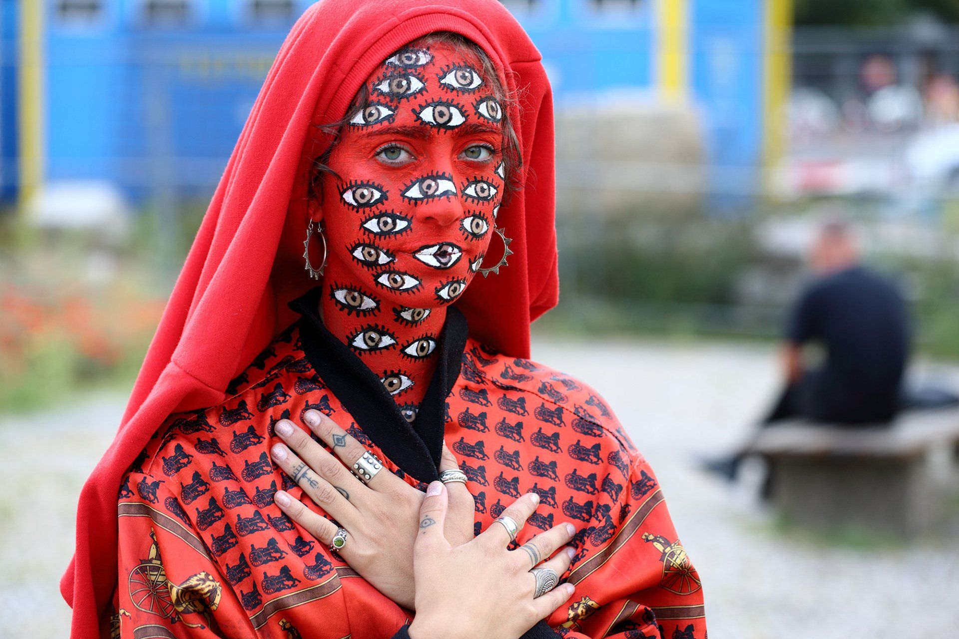 „Polyeyes No. 2“ by Sebastian Bieniek (B1EN1EK), 2018, Berlin (Germany). Model: Chiara di Carime. Oeuvre of Bieniek-Face. Edition of 9 original photographs. 100 cm. x 67 cm. From the „Polyeyes“ series. Oeuvre of Bieniek-Face. „Polyeyes No. 2“ by Sebastian Bieniek (B1EN1EK), 2018, Berlin (Germany). Model: Chiara di Carime. Oeuvre of Bieniek-Face. Edition of 9 original photographs. 100 cm. x 67 cm. From the „Polyeyes“ series. Oeuvre of Bieniek-Face.