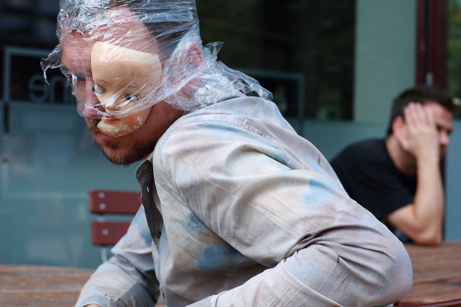 „Dollface No. 2“ by Sebastian Bieniek, 2017, Berlin. Model: (german actor) Lars Eidinger. „Dollface No. 2“ by Sebastian Bieniek, 2017, Berlin. Model: (german actor) Lars Eidinger.