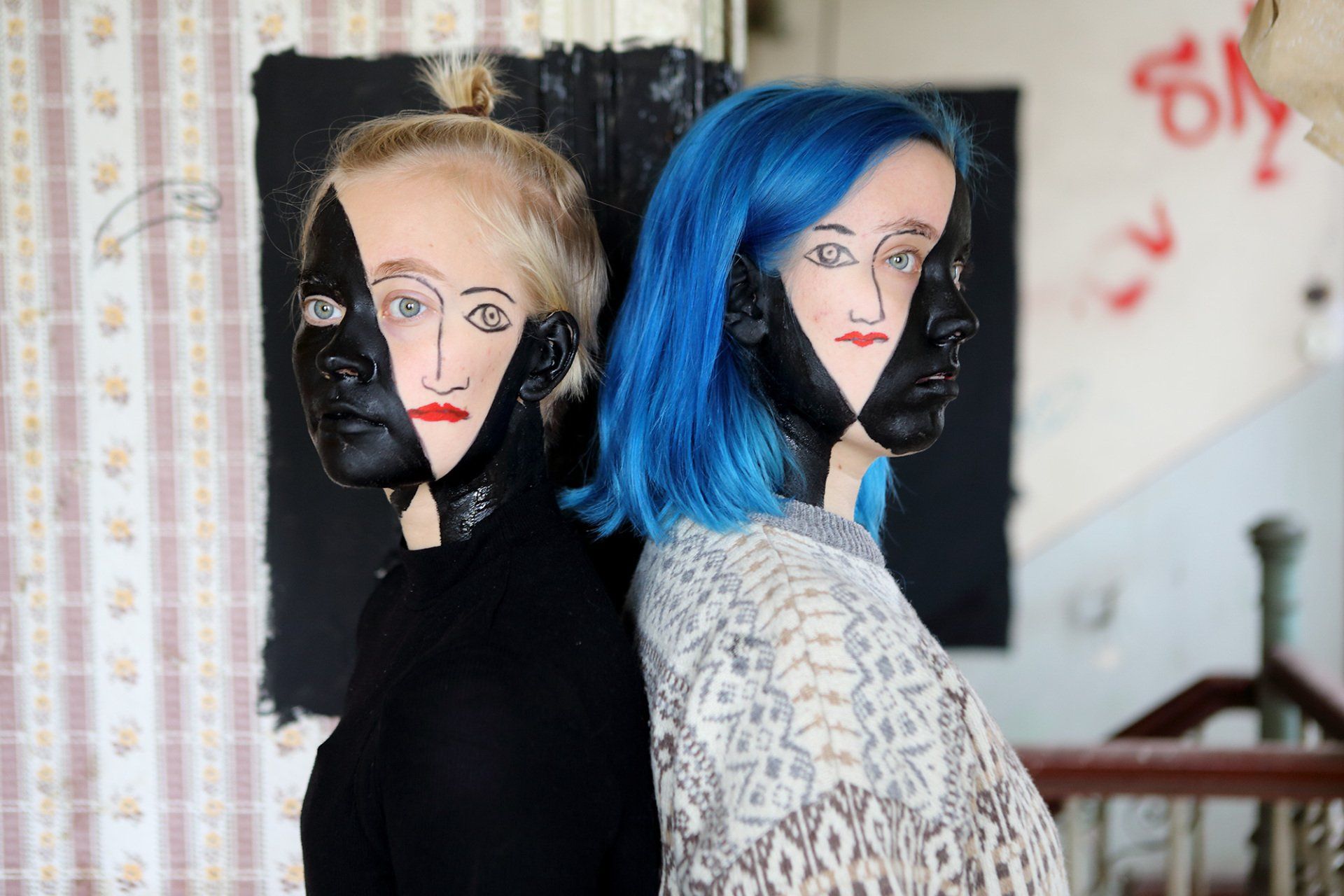 „Deltaface No. 3“ by Sebastian Bieniek (B1EN1EK), 2019, Berlin (Germany). Model: members of the finnish band Vimmaband. Oeuvre of Bieniek-Face. Edition of 9 original photographs. 100 cm. x 67 cm. From the „Deltaface“ series. Oeuvre of Bieniek-Face. „Deltaface No. 3“ by Sebastian Bieniek (B1EN1EK), 2019, Berlin (Germany). Model: members of the finnish band Vimmaband. Oeuvre of Bieniek-Face. Edition of 9 original photographs. 100 cm. x 67 cm. From the „Deltaface“ series. Oeuvre of Bieniek-Face.