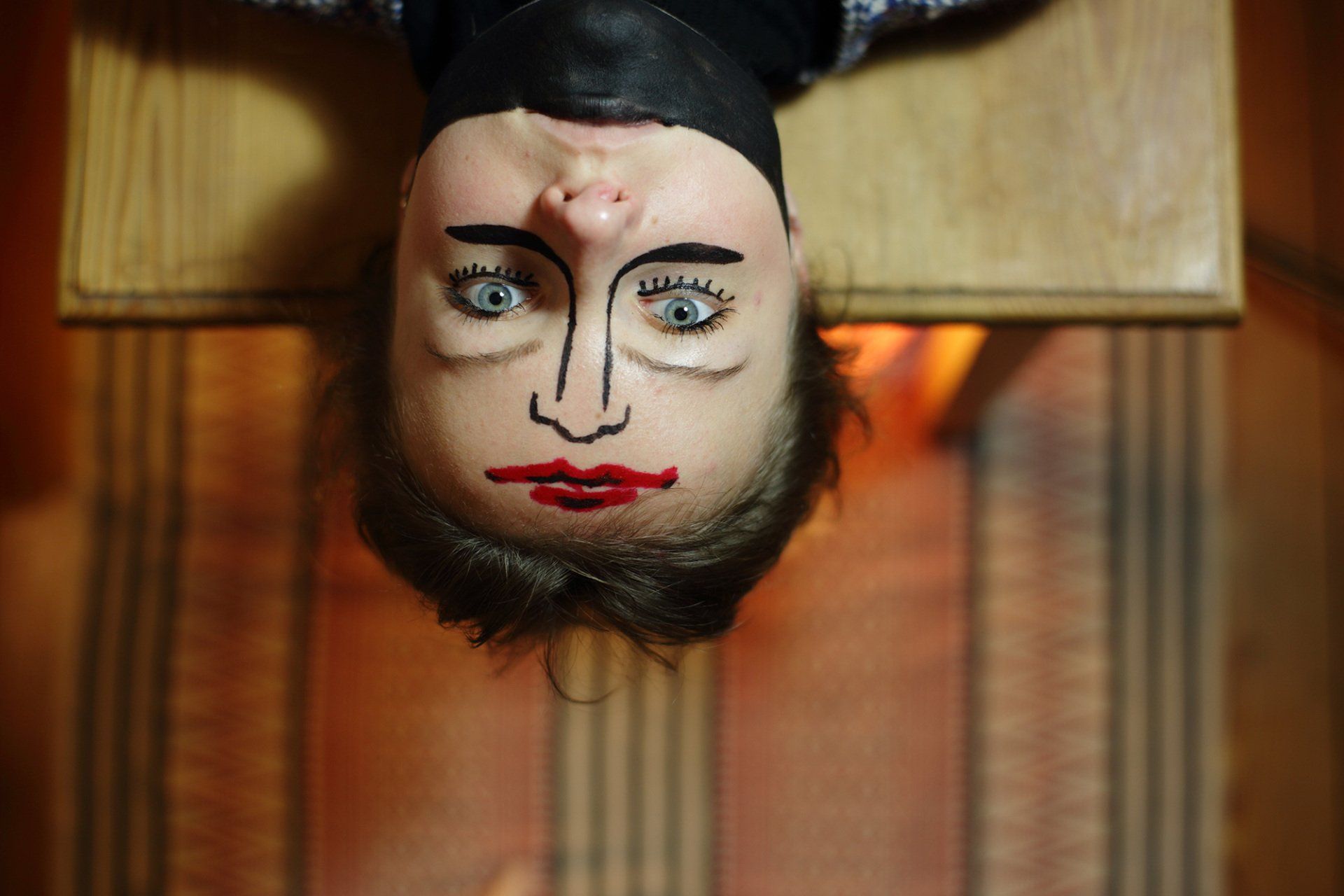 „Bipolar No. 4“ by Sebastian Bieniek (B1EN1EK), 2017, Berlin (Germany). Model: Vera Bode. Edition of 9 original photographs. 67 cm. x 100 cm. From the „Bipolar“ series. Oeuvre of Bieniek-Face. „Bipolar No. 4“ by Sebastian Bieniek (B1EN1EK), 2017, Berlin (Germany). Model: Vera Bode. Edition of 9 original photographs. 67 cm. x 100 cm. From the „Bipolar“ series. Oeuvre of Bieniek-Face.