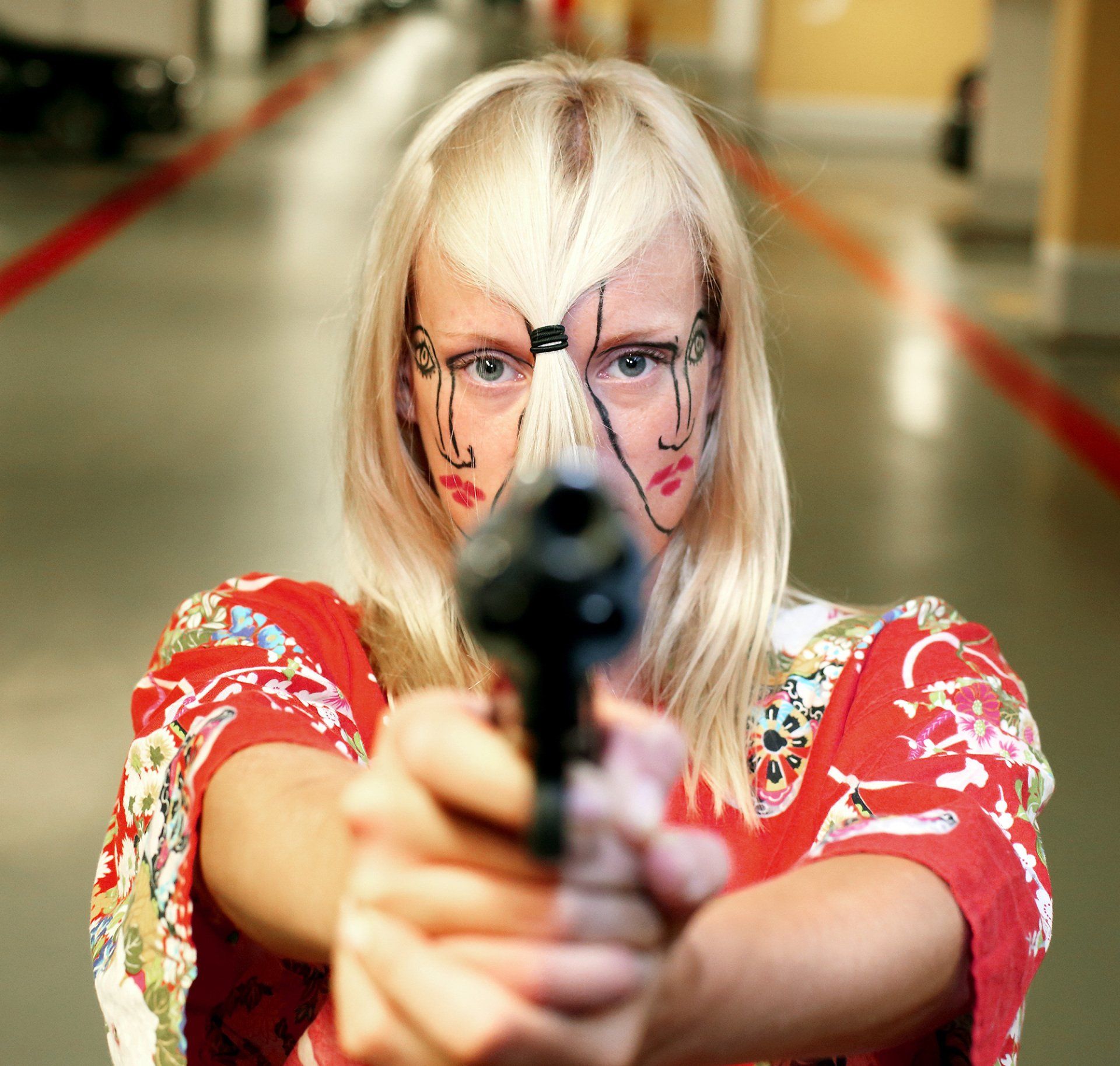 „Coltface No. 7“ by Sebastian Bieniek (B1EN1EK), 2016. Edition of 9 original photographs. 67 cm. x 70 cm. From the „Coltface“ series. Model: Sally Westholm. Oeuvre of BieniekFace (Bieniek-Face). „Coltface No. 7“ by Sebastian Bieniek (B1EN1EK), 2016. Edition of 9 original photographs. 67 cm. x 70 cm. From the „Coltface“ series. Model: Sally Westholm. Oeuvre of BieniekFace (Bieniek-Face).