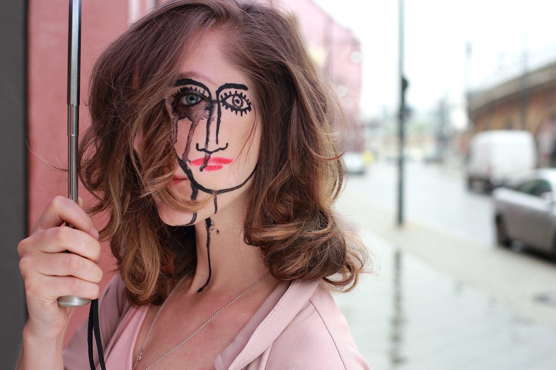 „Crying BieniekFace No. 7“ by Sebastian Bieniek (B1EN1EK), 2018. Edition of 9 original photographs. 67 cm. x 100 cm. From the „Crying BieniekFace“ series. Oeuvre of BieniekFace (Bieniek-Face). Model: Kaja Stech. „Crying BieniekFace No. 7“ by Sebastian Bieniek (B1EN1EK), 2018. Edition of 9 original photographs. 67 cm. x 100 cm. From the „Crying BieniekFace“ series. Oeuvre of BieniekFace (Bieniek-Face). Model: Kaja Stech.