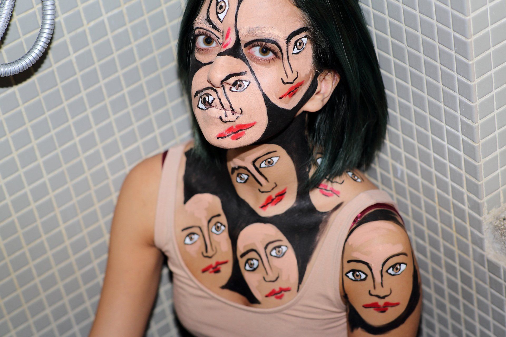 „Multifaced No. 8“ by Sebastian Bieniek (B1EN1EK), 2018, Tehran (Iran). Edition of 9 original photographs. 67 cm. x 100 cm. From the „Multifaced“ series. Oeuvre of Bieniek-Face. „Multifaced No. 8“ by Sebastian Bieniek (B1EN1EK), 2018, Tehran (Iran). Edition of 9 original photographs. 67 cm. x 100 cm. From the „Multifaced“ series. Oeuvre of Bieniek-Face.