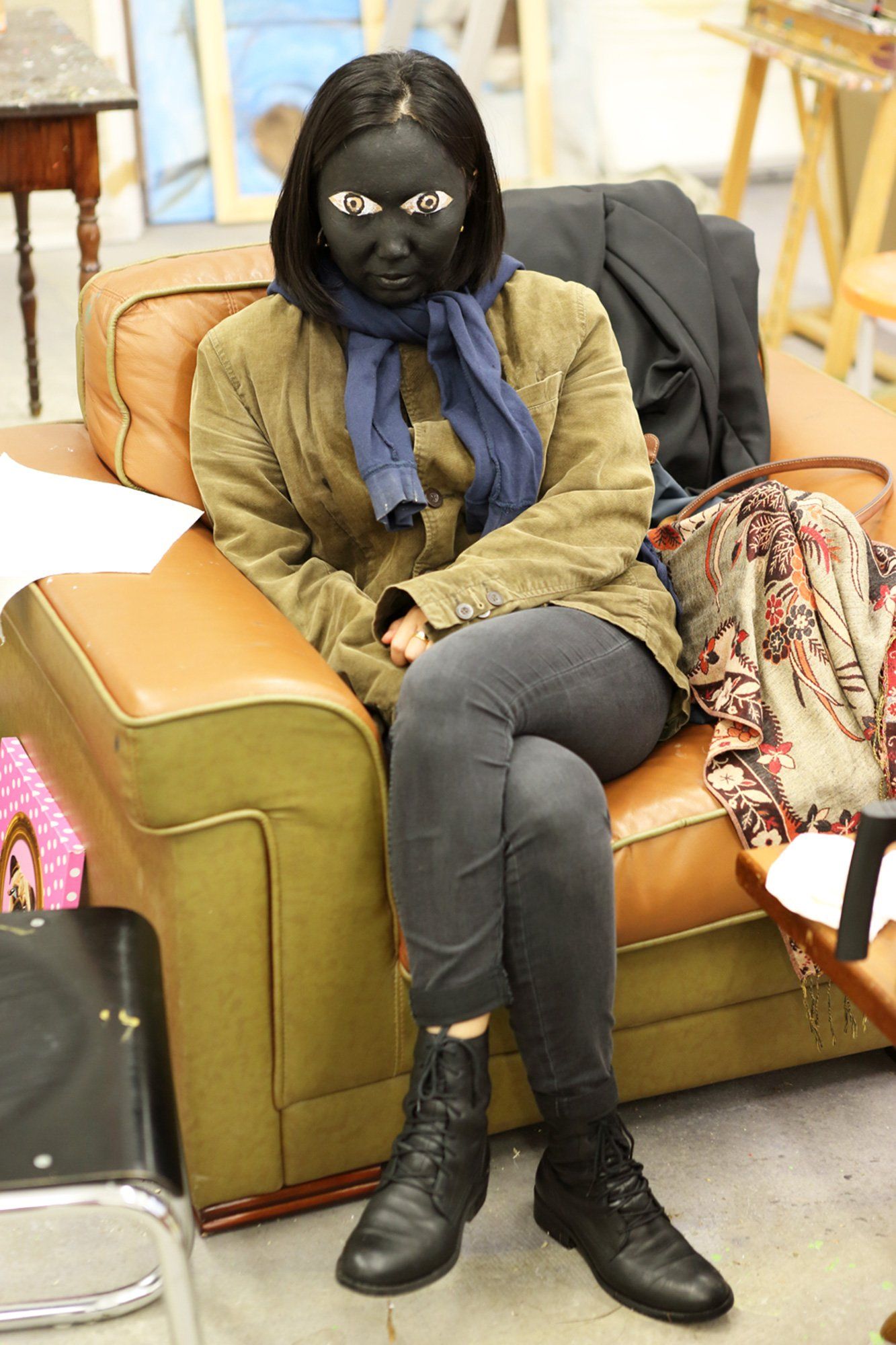 „The Mask No. 8“ by Sebastian Bieniek (B1EN1EK), 2015. Edition of 9 original photographs. 100 cm. x 67 cm. From „The Mask“ series. Oeuvre of BieniekFace (Bieniek-Face). „The Mask No. 8“ by Sebastian Bieniek (B1EN1EK), 2015. Edition of 9 original photographs. 100 cm. x 67 cm. From „The Mask“ series. Oeuvre of BieniekFace (Bieniek-Face).