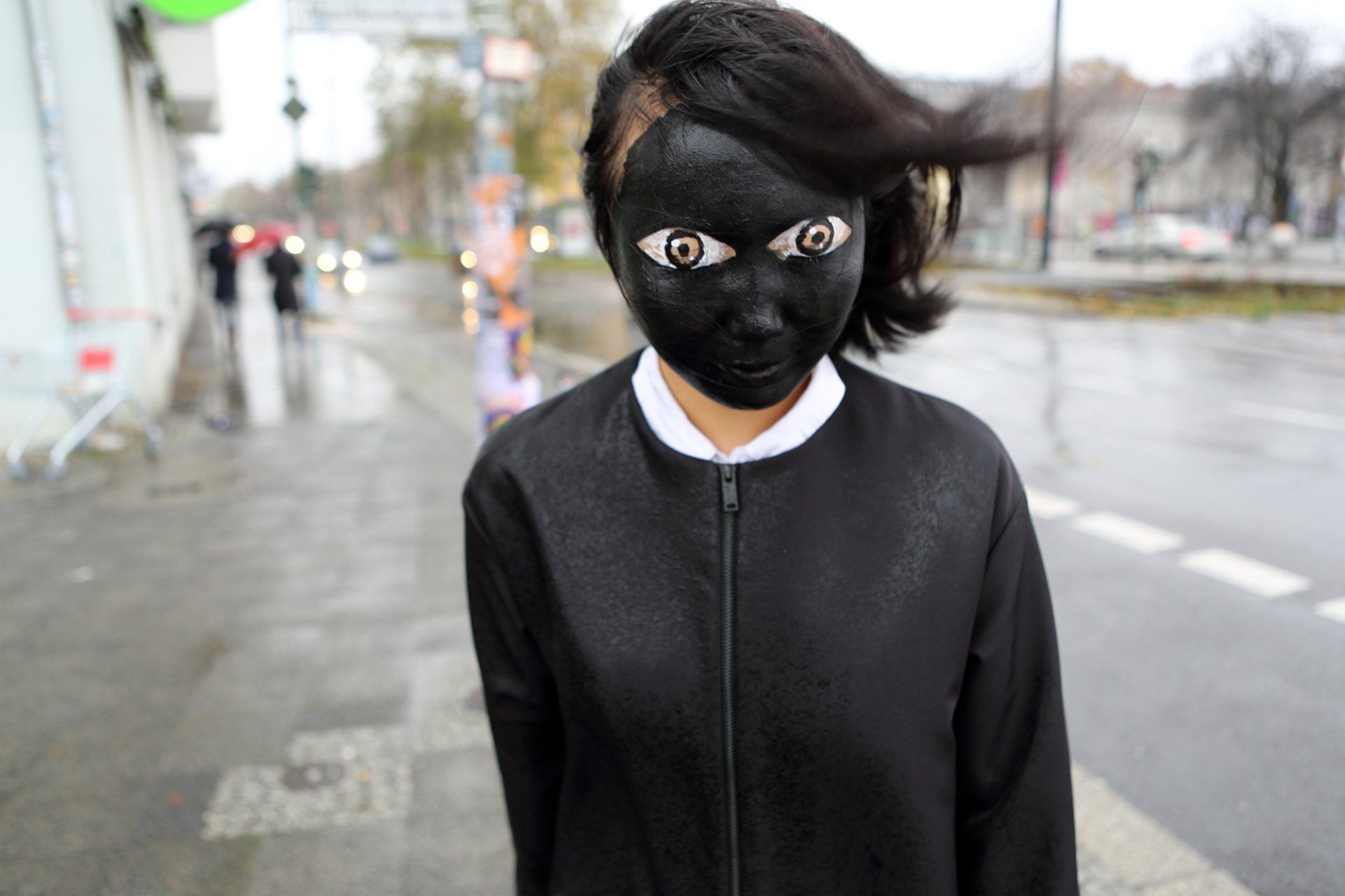 „The Mask No. 10“ by Sebastian Bieniek (B1EN1EK), 2015. Edition of 9 original photographs. 67 cm. x 100 cm. From „The Mask“ series. Oeuvre of BieniekFace (Bieniek-Face). „The Mask No. 10“ by Sebastian Bieniek (B1EN1EK), 2015. Edition of 9 original photographs. 67 cm. x 100 cm. From „The Mask“ series. Oeuvre of BieniekFace (Bieniek-Face).