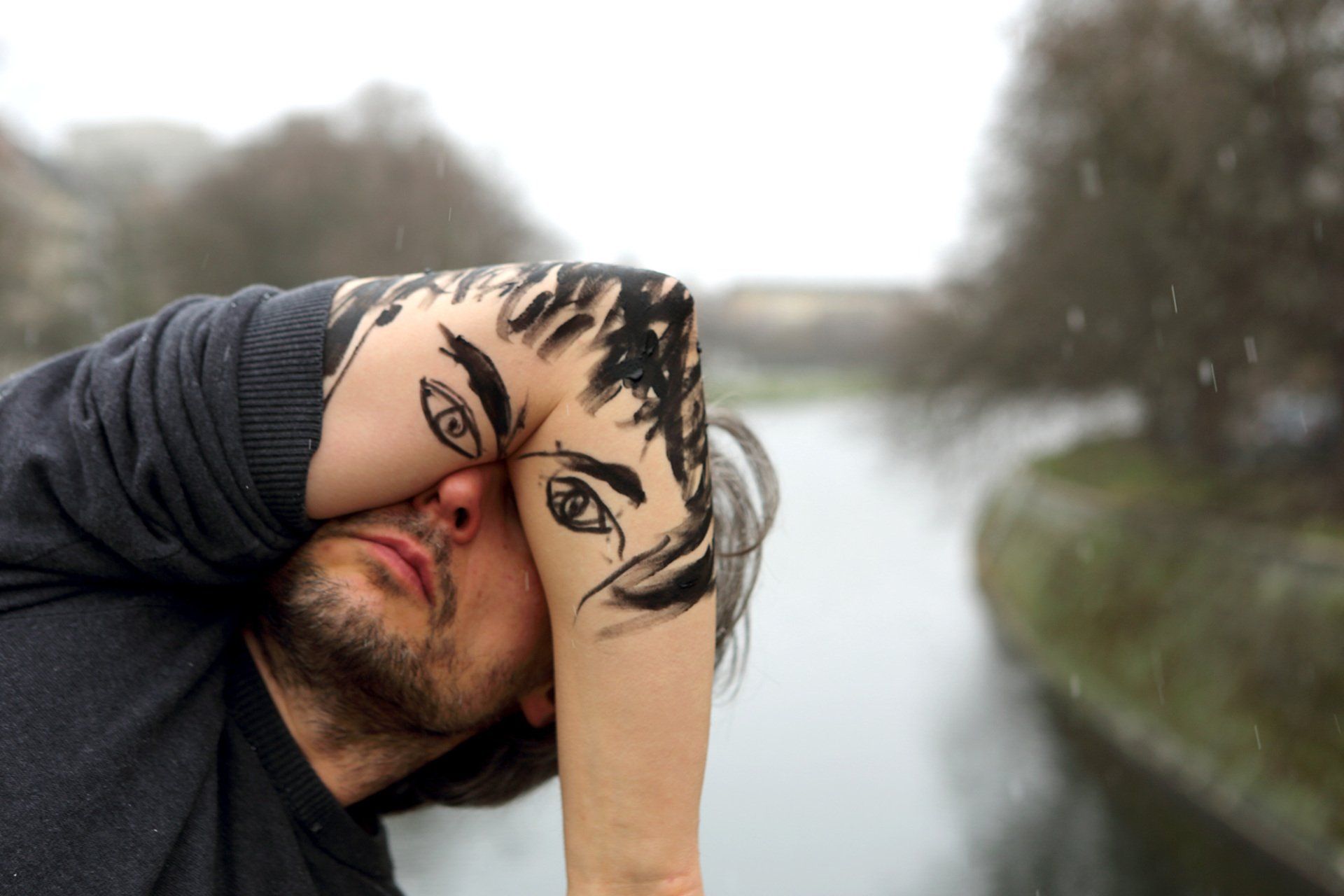 „Me & My Friends No. 11“ (self-portrait) by Sebastian Bieniek (B1EN1EK), 2015. Edition of 9 original photographs. 67 cm. x 100 cm. From the „Me & My Friends“ series. Oeuvre of BieniekFace (Bieniek-Face). „Me & My Friends No. 11“ (self-portrait) by Sebastian Bieniek (B1EN1EK), 2015. Edition of 9 original photographs. 67 cm. x 100 cm. From the „Me & My Friends“ series. Oeuvre of BieniekFace (Bieniek-Face).