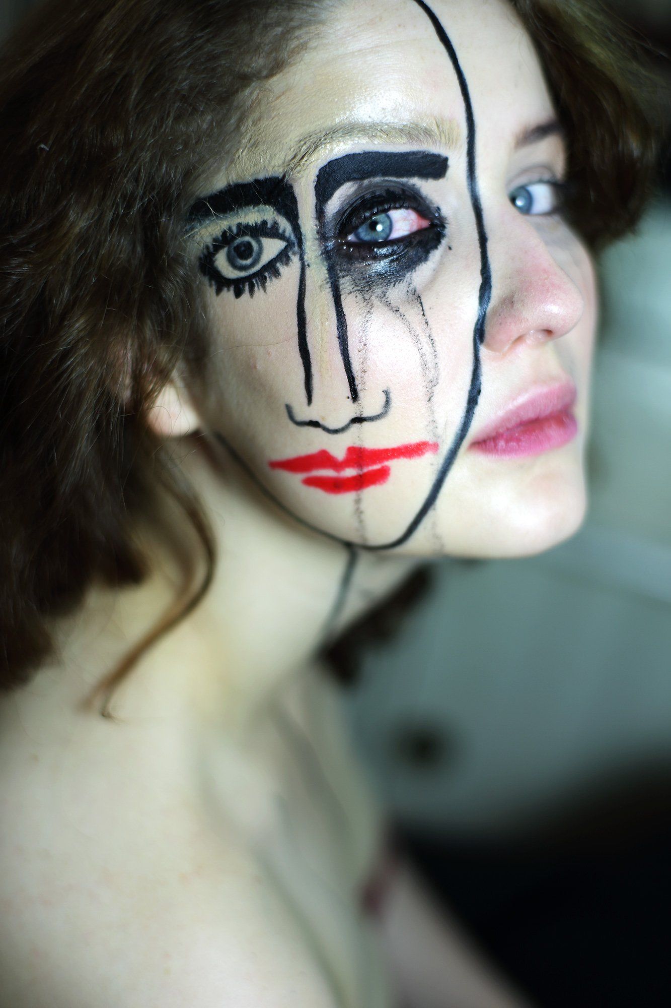 „Crying BieniekFace No. 11“ by Sebastian Bieniek (B1EN1EK), 2018. Edition of 9 original photographs. 100 cm. x 67 cm. From the „Crying BieniekFace“ series. Oeuvre of BieniekFace (Bieniek-Face). Model: Marie Grosz. „Crying BieniekFace No. 11“ by Sebastian Bieniek (B1EN1EK), 2018. Edition of 9 original photographs. 100 cm. x 67 cm. From the „Crying BieniekFace“ series. Oeuvre of BieniekFace (Bieniek-Face). Model: Marie Grosz.