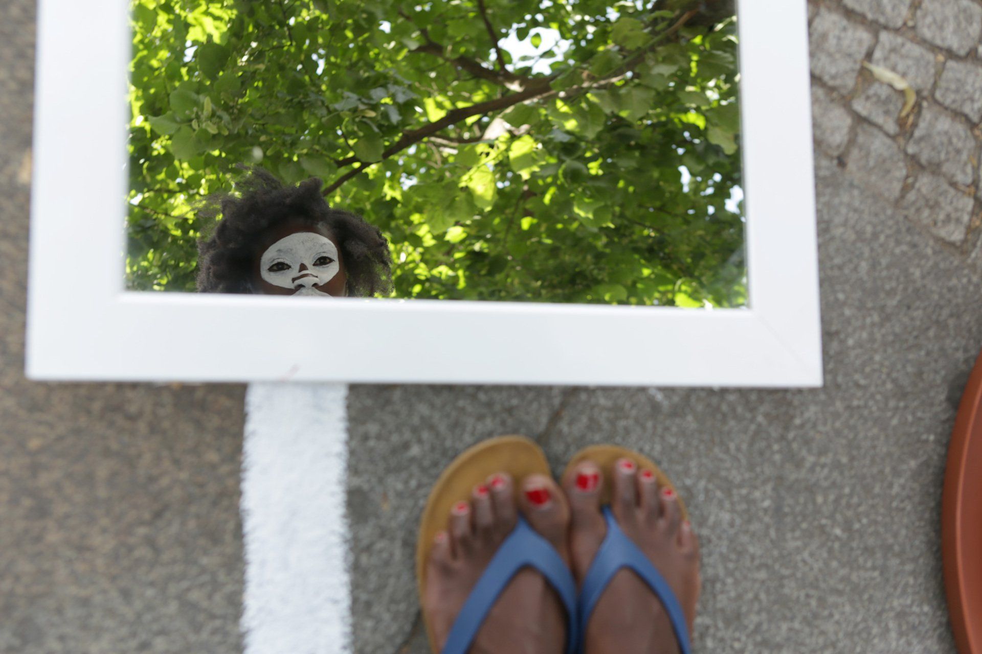 „Bifaced No. 11“ by Sebastian Bieniek (B1EN1EK), 2014. Edition of 9 original photographs. 67 cm. x 100 cm. From the „Bifaced“ series. Oeuvre of BieniekFace (Bieniek-Face). „Bifaced No. 11“ by Sebastian Bieniek (B1EN1EK), 2014. Edition of 9 original photographs. 67 cm. x 100 cm. From the „Bifaced“ series. Oeuvre of BieniekFace (Bieniek-Face).