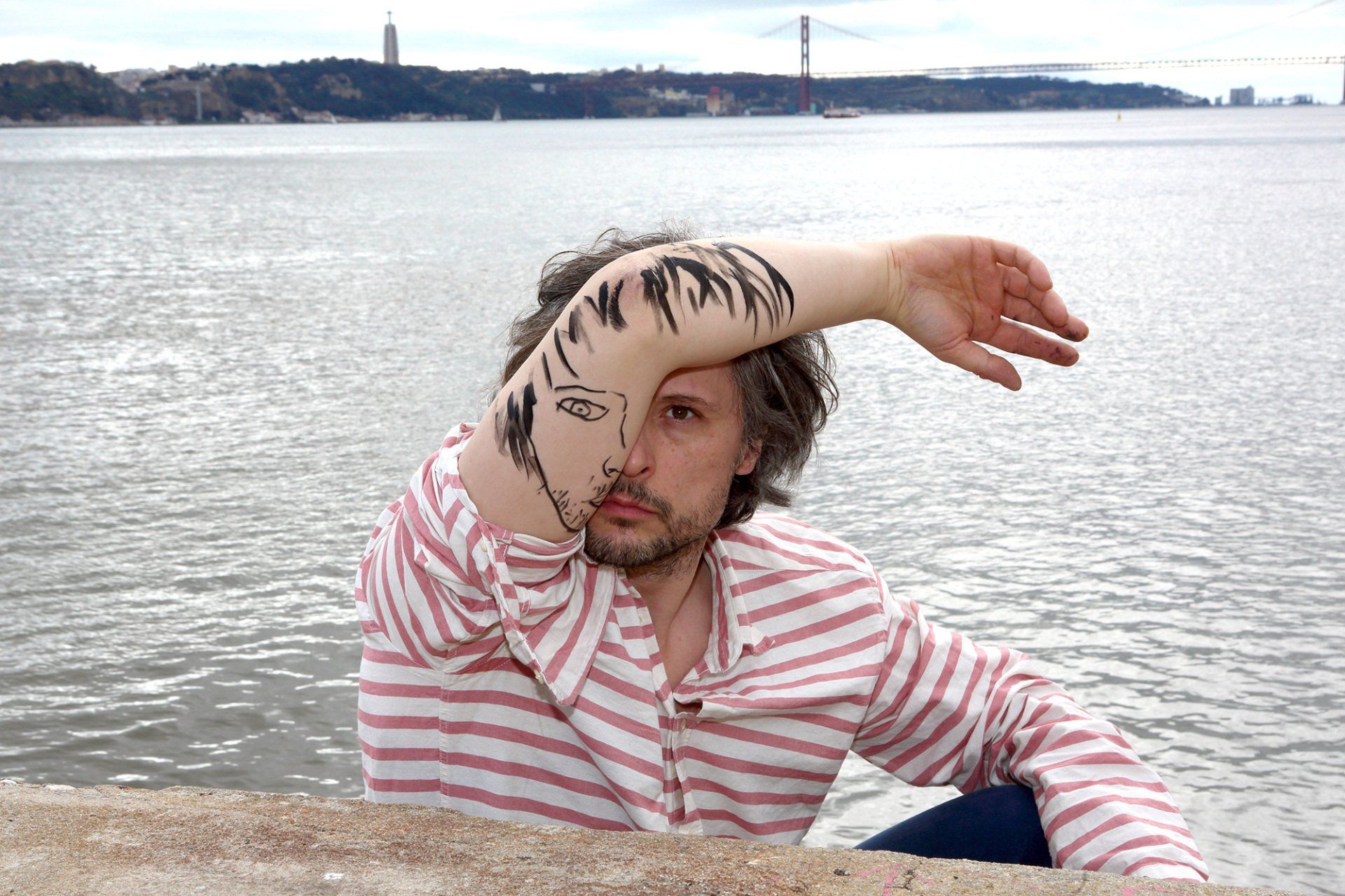 „Me & My Friends No. 19“ (self-portrait) by Sebastian Bieniek (B1EN1EK), 2015. Edition of 9 original photographs. 67 cm. x 100 cm. From the „Me & My Friends“ series. Oeuvre of BieniekFace (Bieniek-Face). „Me & My Friends No. 19“ (self-portrait) by Sebastian Bieniek (B1EN1EK), 2015. Edition of 9 original photographs. 67 cm. x 100 cm. From the „Me & My Friends“ series. Oeuvre of BieniekFace (Bieniek-Face).