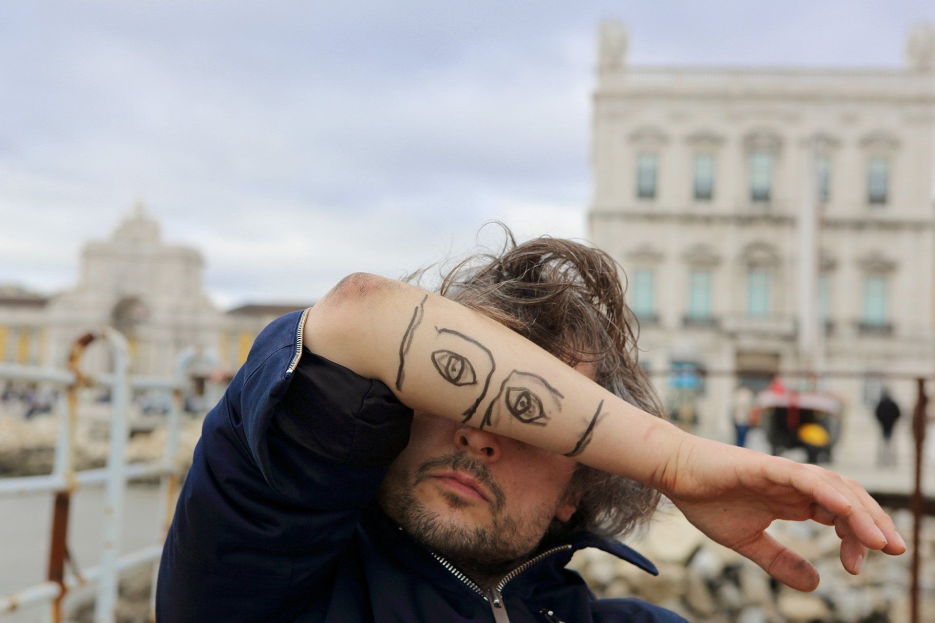 „Me & My Friends No. 20“ (self-portrait) by Sebastian Bieniek (B1EN1EK), 2015. Edition of 9 original photographs. 67 cm. x 100 cm. From the „Me & My Friends“ series. Oeuvre of BieniekFace (Bieniek-Face). „Me & My Friends No. 20“ (self-portrait) by Sebastian Bieniek (B1EN1EK), 2015. Edition of 9 original photographs. 67 cm. x 100 cm. From the „Me & My Friends“ series. Oeuvre of BieniekFace (Bieniek-Face).