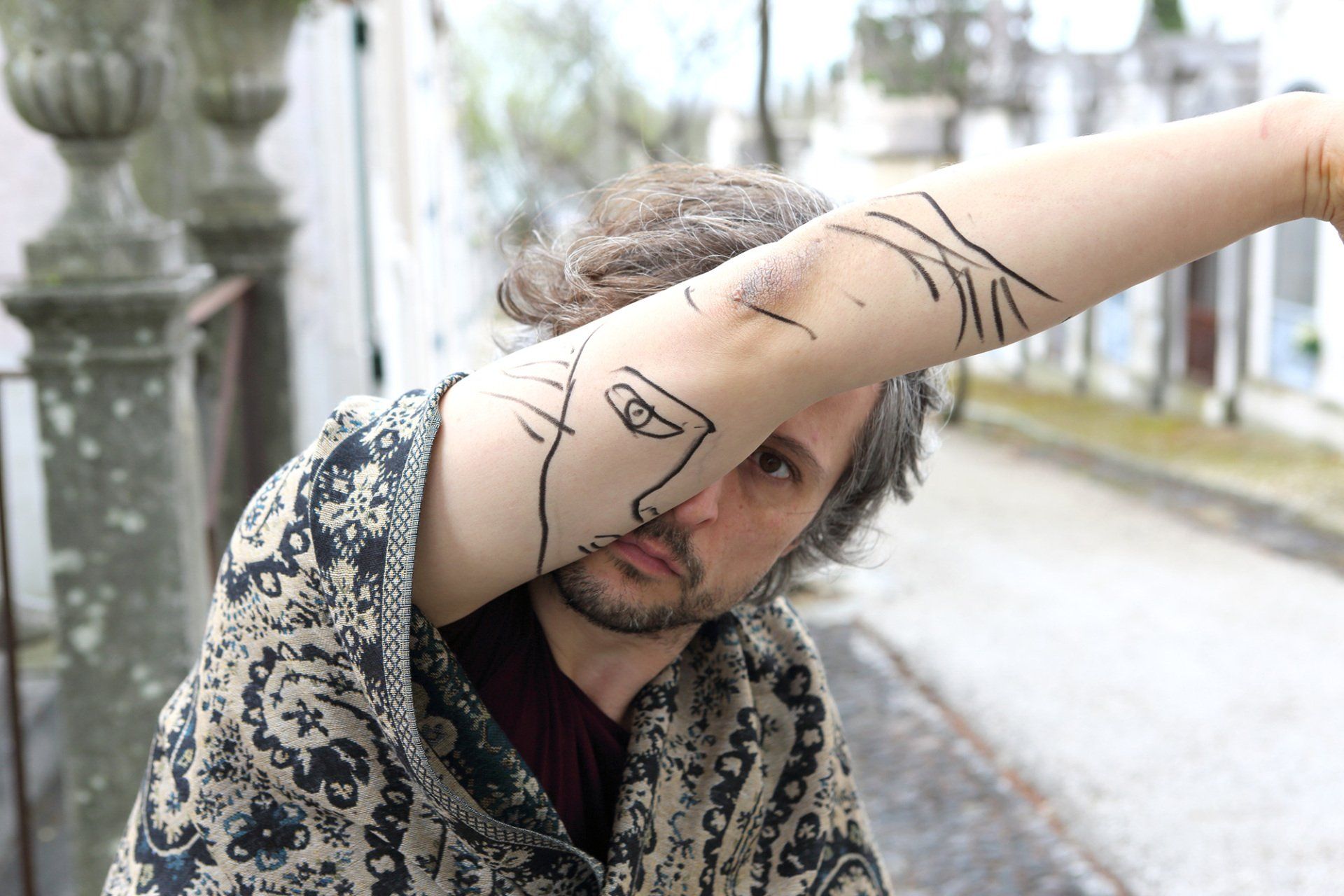 „Me & My Friends No. 21“ (self-portrait) by Sebastian Bieniek (B1EN1EK), 2015. Edition of 9 original photographs. 67 cm. x 100 cm. From the „Me & My Friends“ series. Oeuvre of BieniekFace (Bieniek-Face). „Me & My Friends No. 21“ (self-portrait) by Sebastian Bieniek (B1EN1EK), 2015. Edition of 9 original photographs. 67 cm. x 100 cm. From the „Me & My Friends“ series. Oeuvre of BieniekFace (Bieniek-Face).