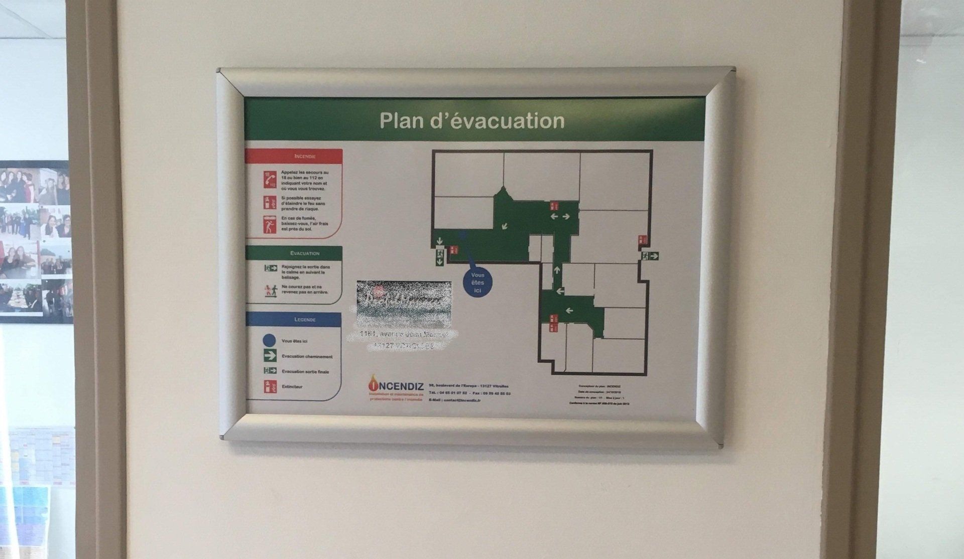 Création de plan d'évacuation