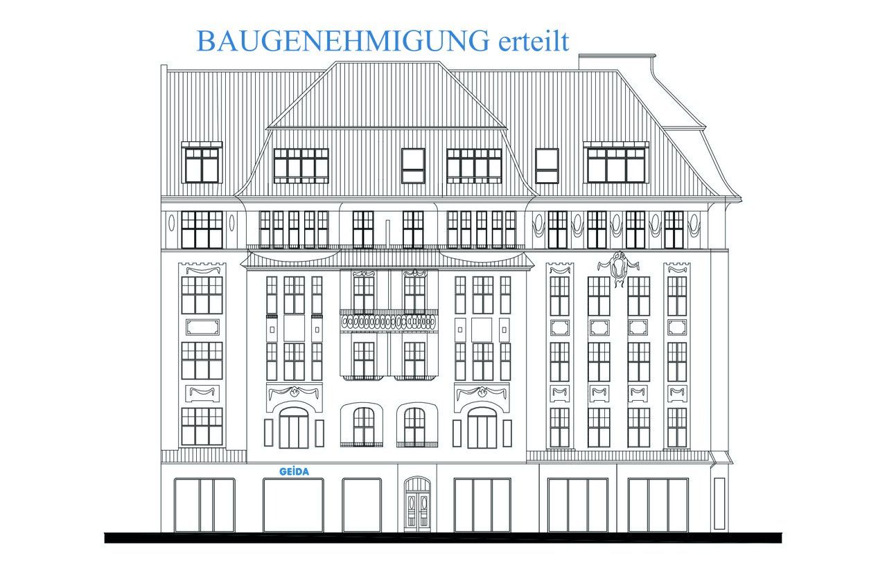 Die Baugenehmigung für den Dachausbau in Berlin Wilmersdorf mit 5 Wohnungen ist erteilt. GEIDA Projektentwicklung