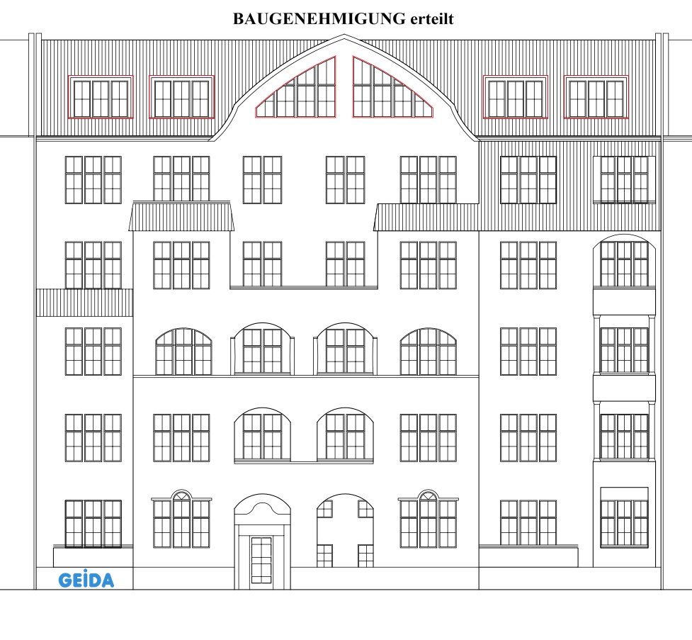 Die Baugenehmigung für den Dachausbau in Berlin Wilmersdorf mit 3 Wohnungen ist erteilt. GEIDA Projektentwicklung