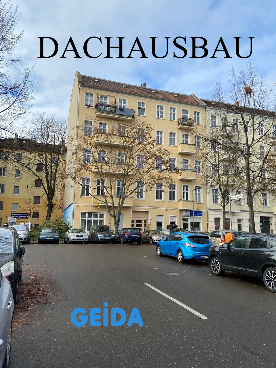 Dachausbau in Berlin Friedrichshain mit 3 Wohnungen im KfW Förderprogramm * Effizienzhaus 40 * plus energetische Gebäudesanierung. GEIDA Projektentwicklung