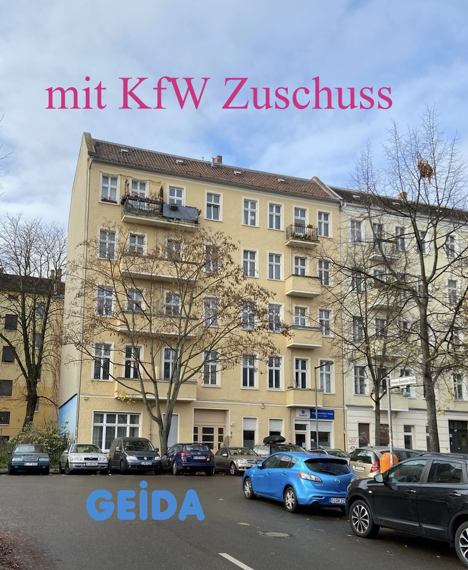 Energetische Gebäudesanierung mit BAFA / KfW Zuschuss  für Fassadendämmung, Wärmeschutzfenster und Austausch der Heizung und Dachausbau im Förderprogramm * Effizienzhaus 55 *. GEIDA Projektentwicklung