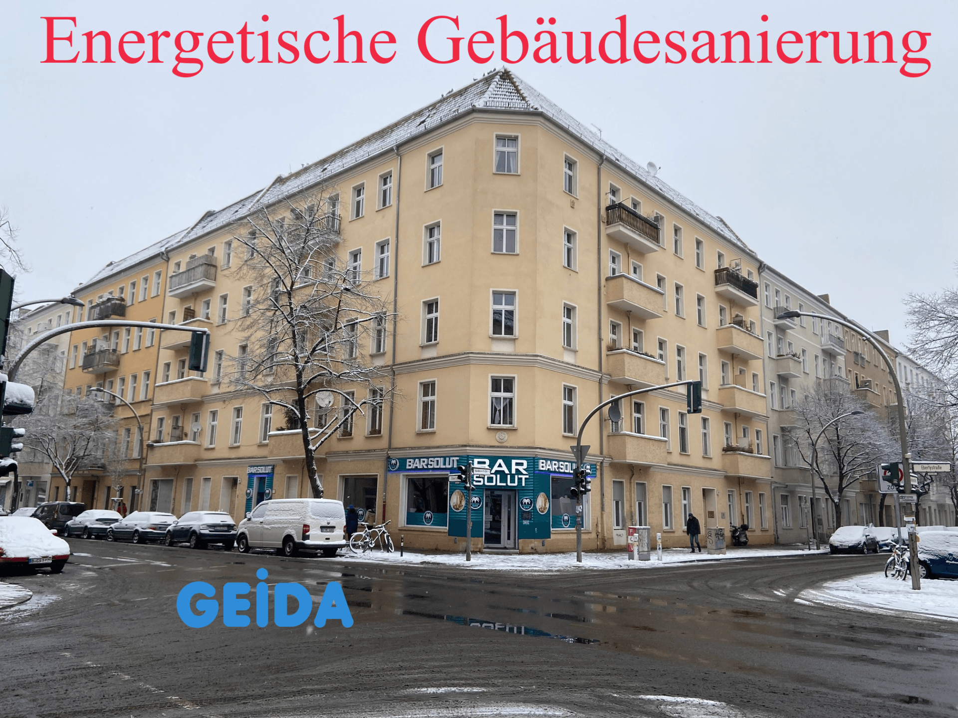 Die energetische Gebäudesanierung bei Wohngebäuden und Nichtwohngebäuden mit BAFA / KfW Zuschuss für Fassadendämmung, Wärmeschutzfenster, Austausch der Heizung startet mit dem individuellen Sanierungsfahrplan. GEIDA Projektentwicklung