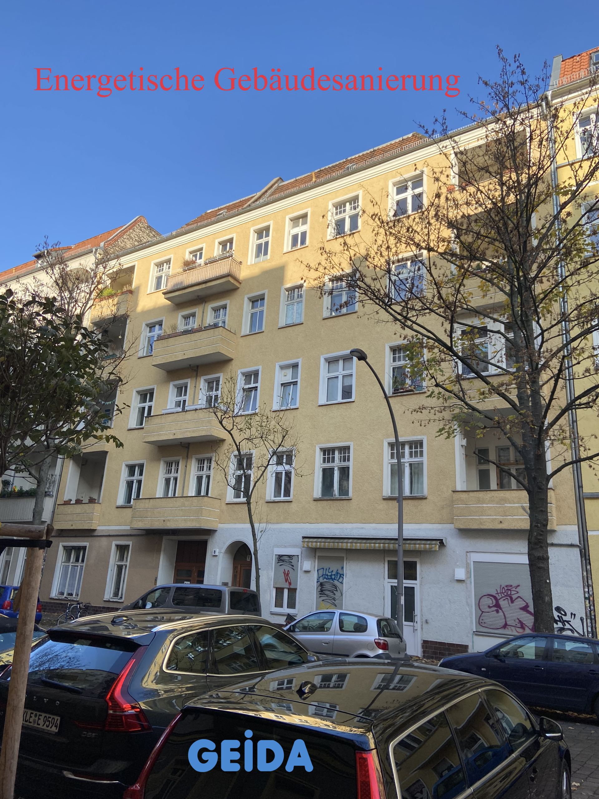 Die energetische Gebäudesanierung bei Wohngebäuden und Nichtwohngebäuden mit BAFA / KfW Zuschuss für Fassadendämmung, Wärmeschutzfenster und Austausch der Heizung startet mit dem individuellen Sanierungsfahrplan. GEIDA Projektentwicklung