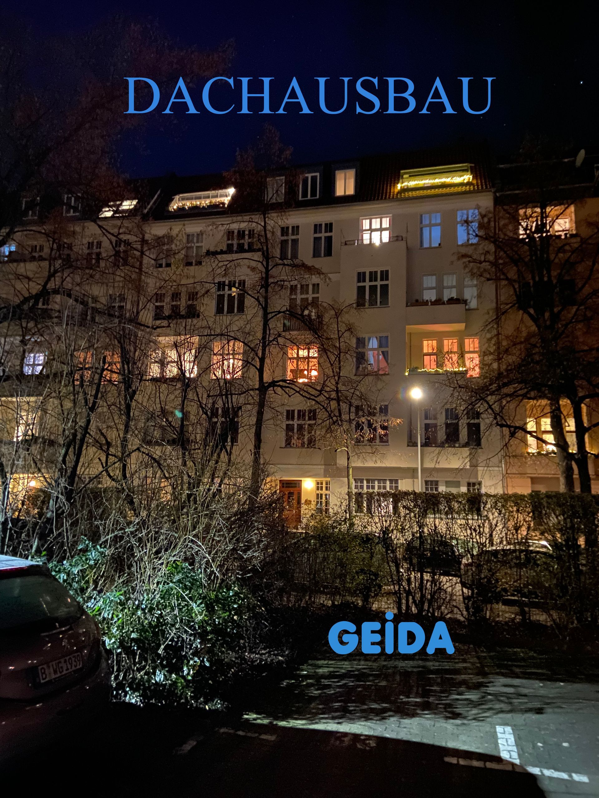 Dachausbau in Berlin Charlottenburg mit Dachterrasse.
Architekt GEIDA Projektentwicklung.