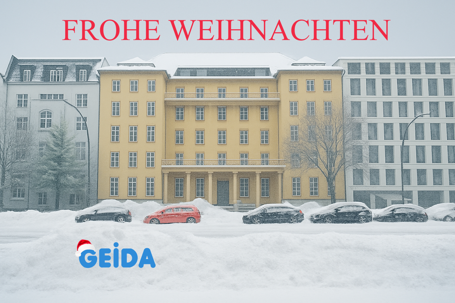 FROHE WEIHNACHTEN und ein gesundes und erfolgreiches Neues Jahr
GEIDA Projektentwicklung