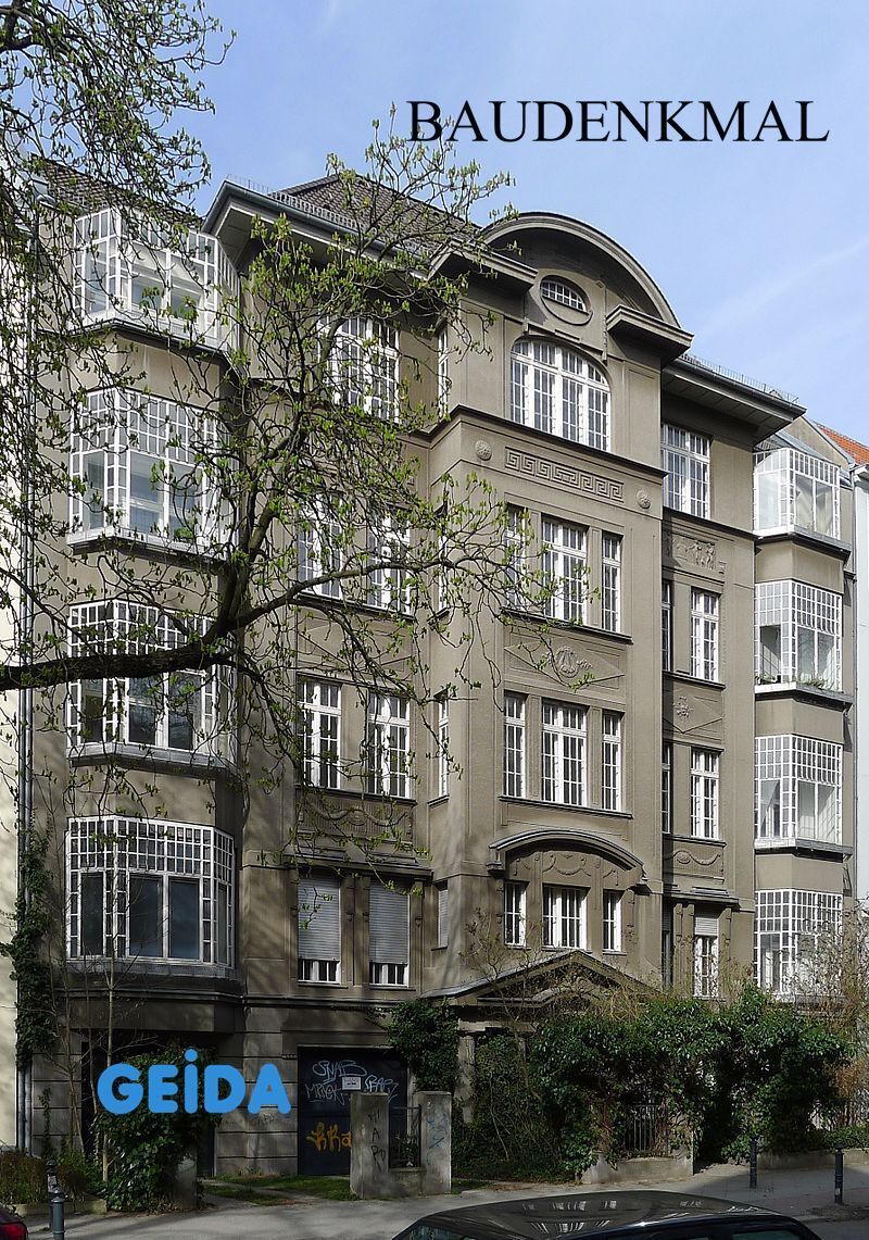 Dachausbau beim Baudenkmal in Berlin Friedenau mit einer Wohnung. GEIDA Projektentwicklung