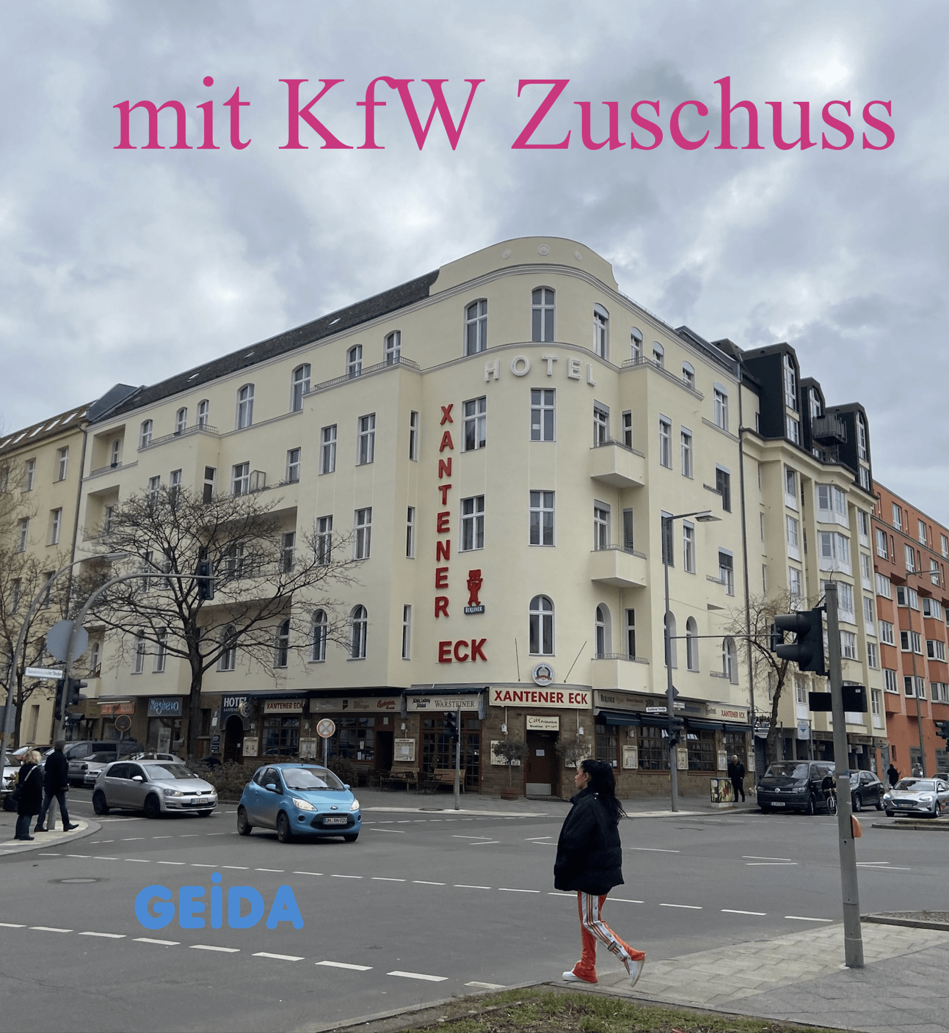 Im April 2022 bestätigte die BAFA / KfW für den Dachausbau in Berlin Wilmersdorf den Dachausbau mit 4 Wohnungen im Förderprogramm * Effizienzhaus 55 *. GEIDA Projektentwicklung