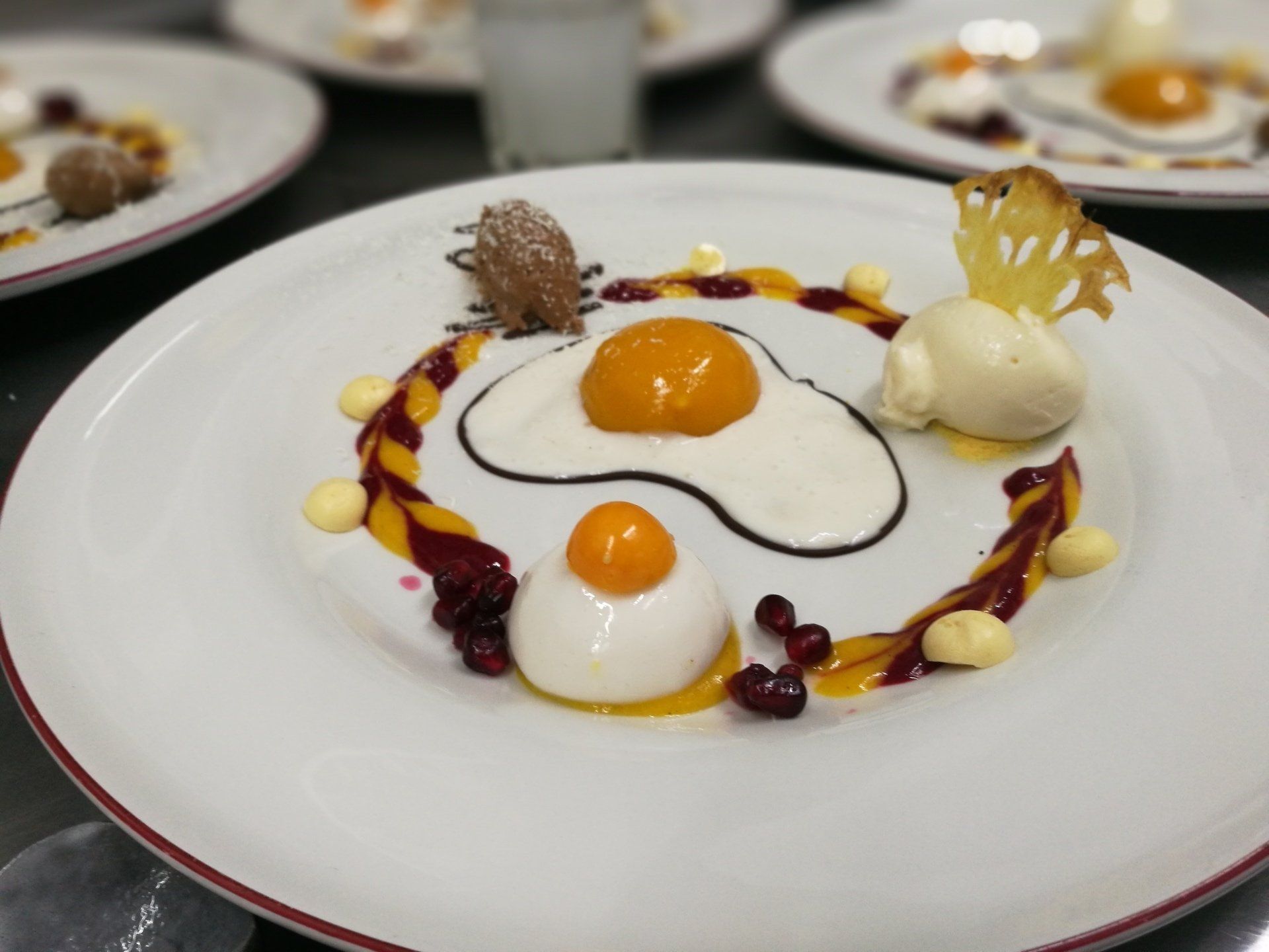 Spiegelei Restaurant, Dessert Candlelightdinner