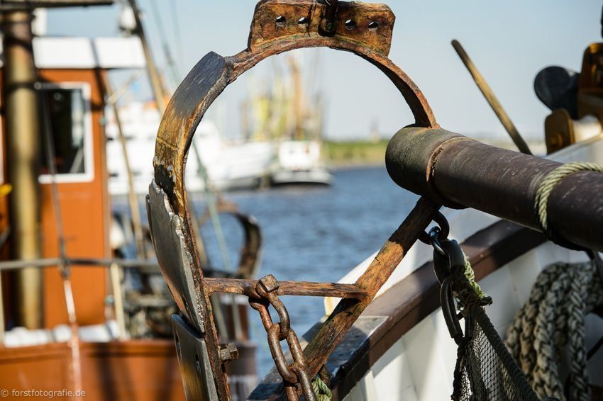 Fanggesschirr auf Krabbenkutter Greetsiel