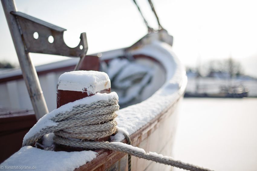 Kutter mit Schnee