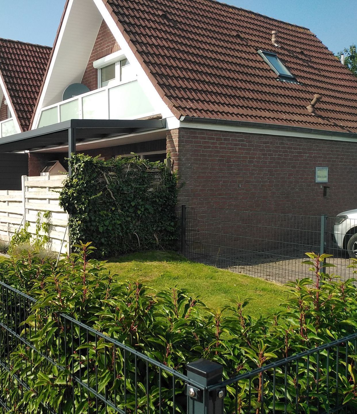 Doppelhaus Hälfte Neuland in Greetsiel Gartenansicht