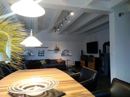 Blick Eßzimmer Tisch Annika Greetsiel