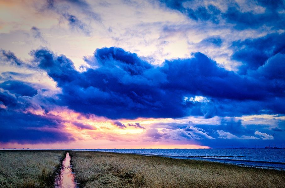 Blaue Stunde in Greetsiel