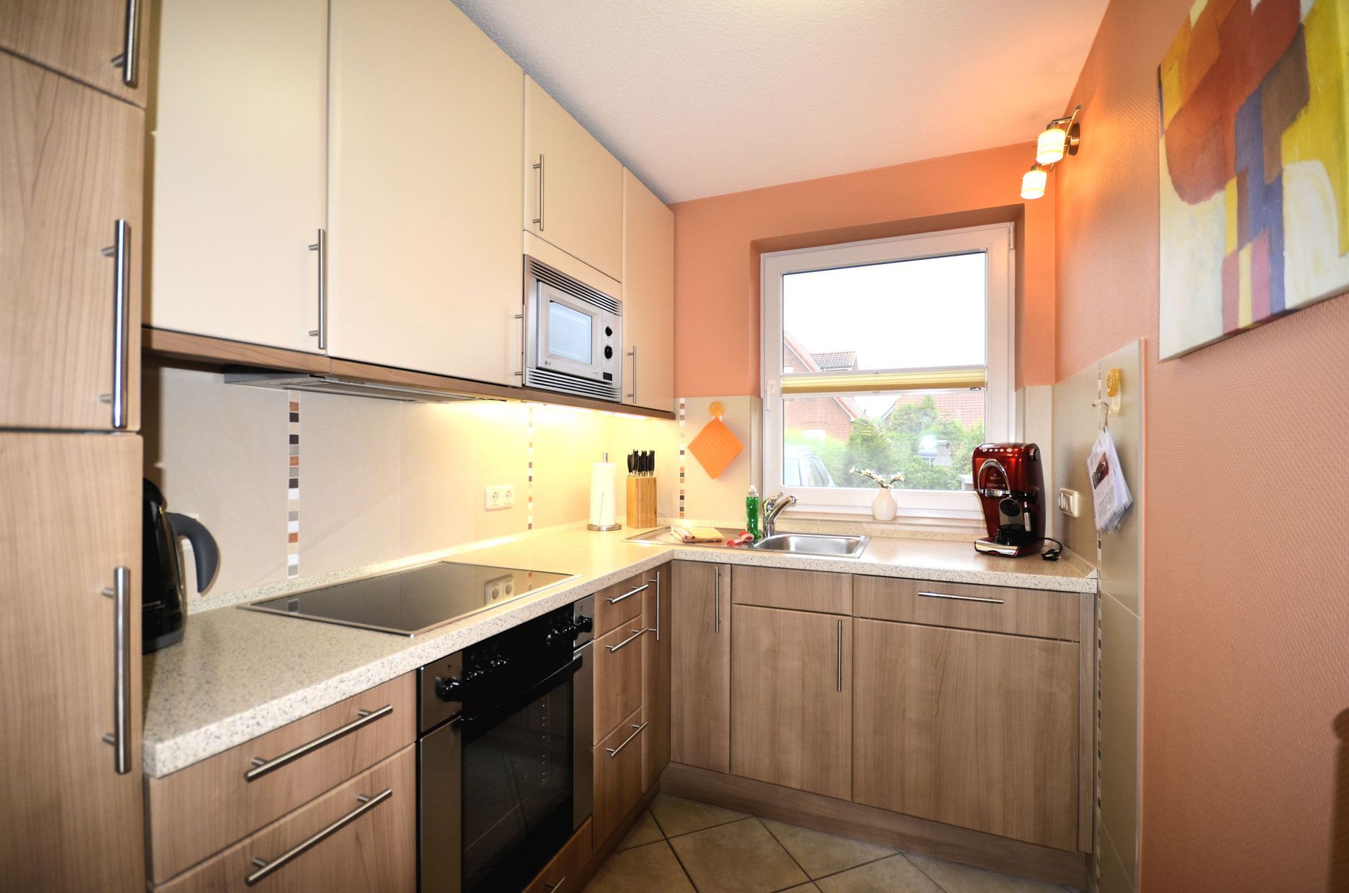 Ansicht Küche Ferienhaus Dalben Greetsiel