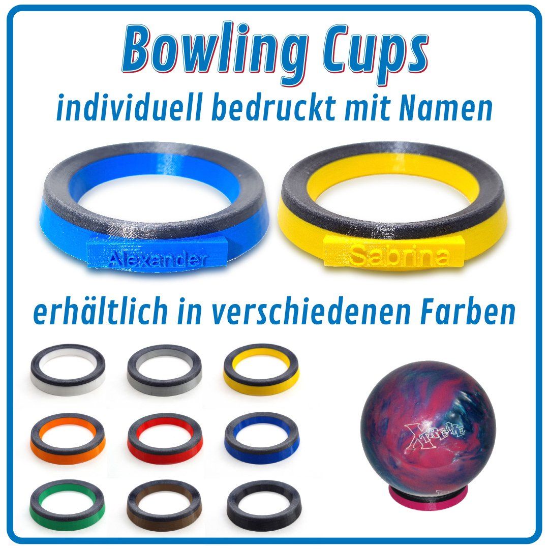 Bowling Cups - erhältlich in verschiedenen Farben