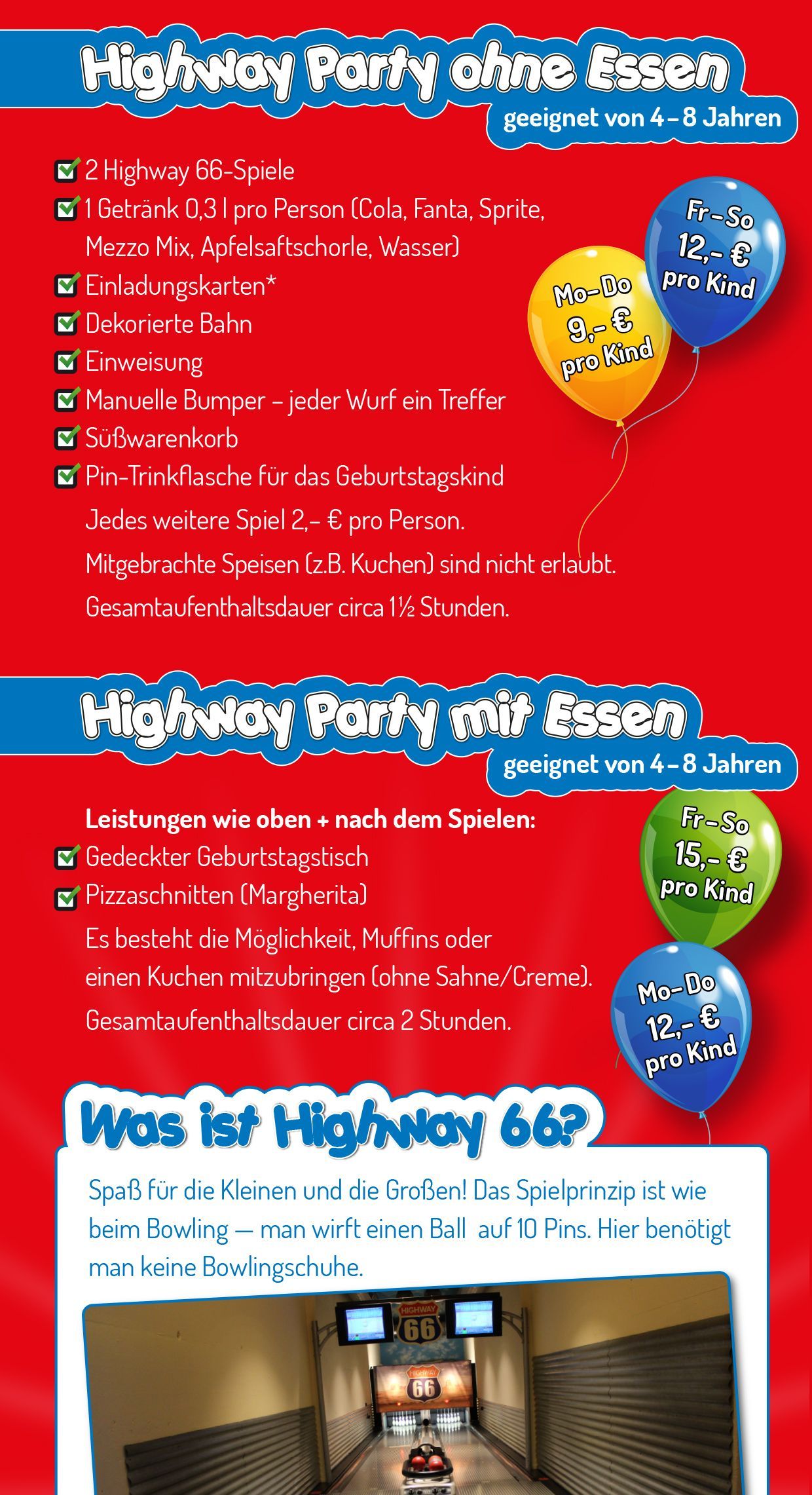 Highway Party im City Bowling Reutlingen